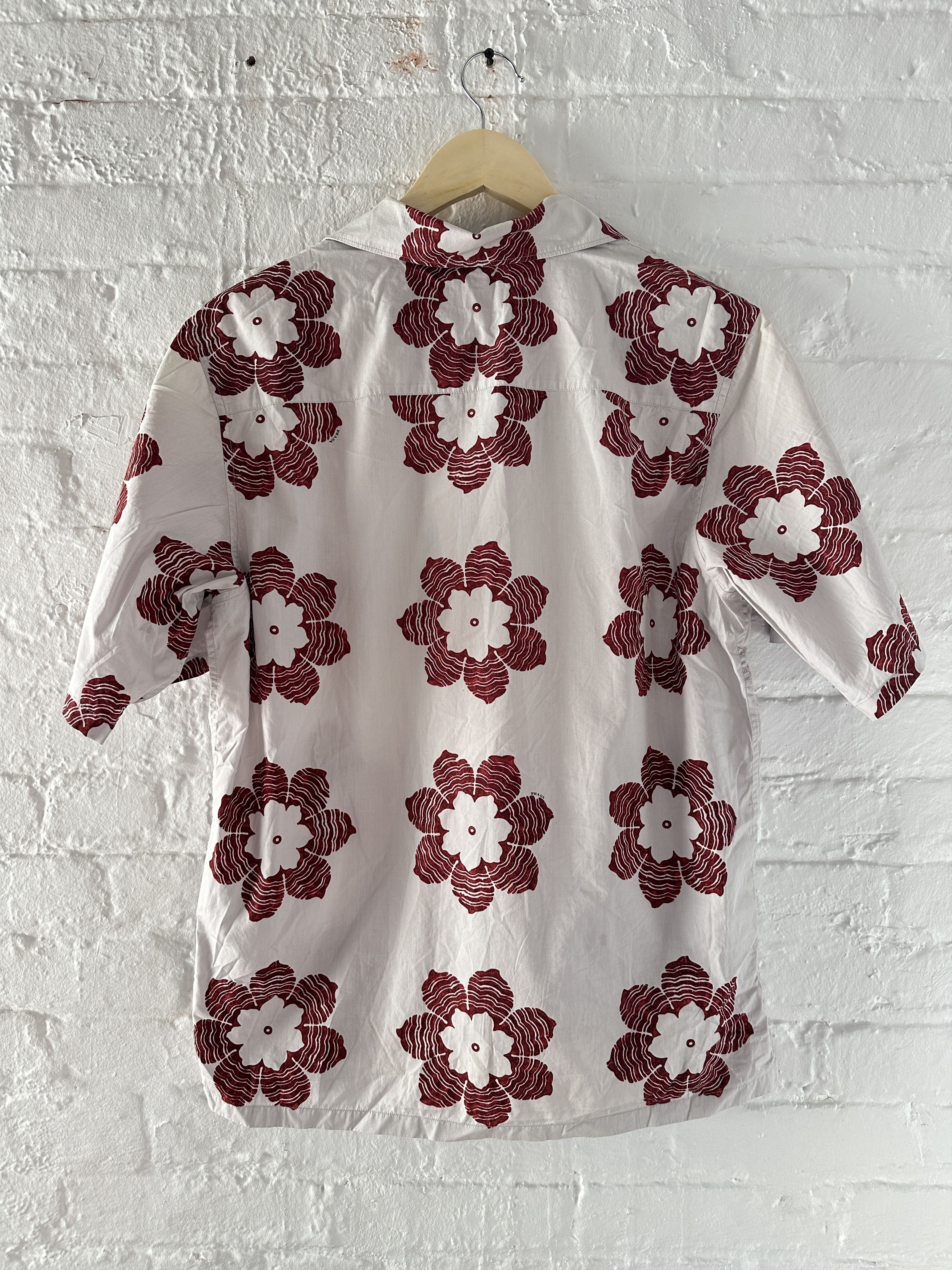 Prada Prada Floral Camp Collar Shirt Size US S / EU 44-46 / 1 - 4 Thumbnail