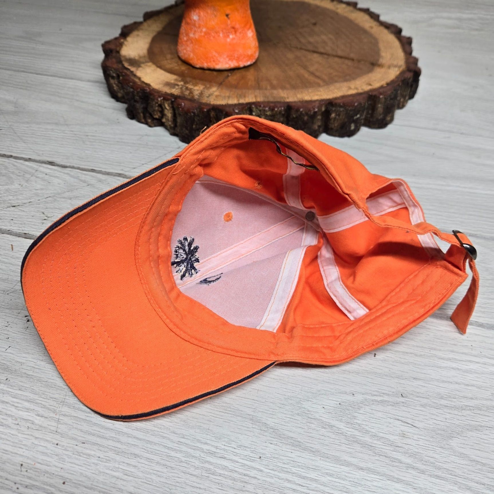 Vintage VINTAGE Myrtle Beach Hat Cap Adult One Size Orange Baseball Cap Adjustable Souvenir 90s Beach Travels Mens Womens Size ONE SIZE - 5 Thumbnail