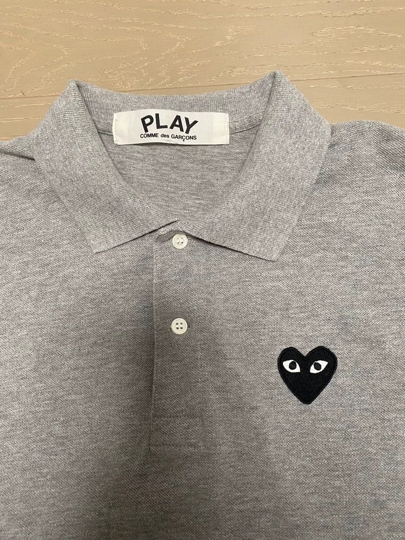 Comme des Garcons Comme Des Garcons Grey polo shirt 2505-Nextarrow Size US XXL / EU 58 / 5 - 2 Thumbnail