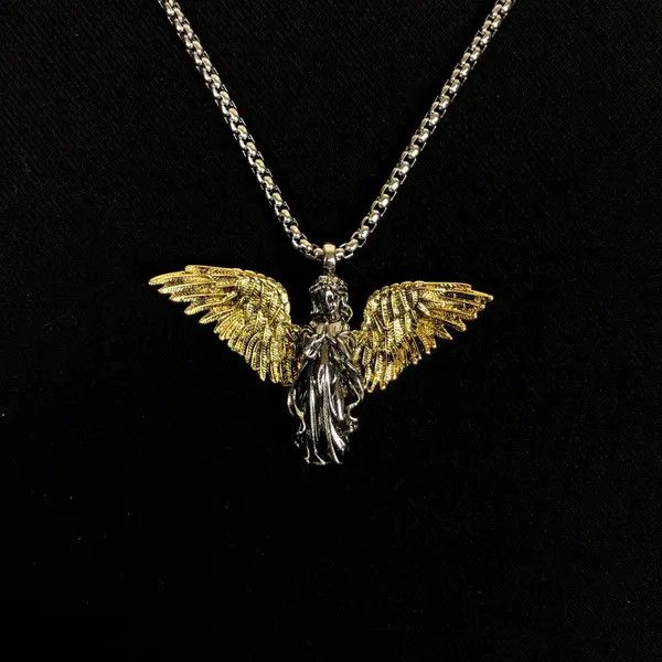 Jewelry Ishiyama x Kase Angel Necklace Y2K Gothic Punk Chain Size ONE SIZE - 8 Thumbnail