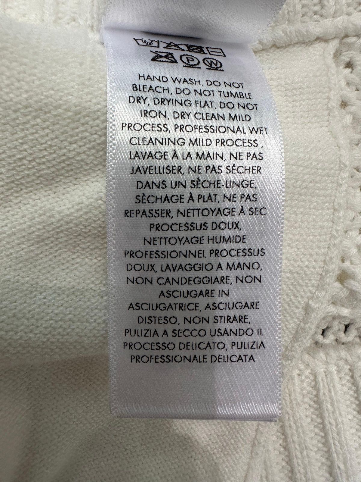 Casablanca CASABLANCA - Cotton Tennis Crochet Shorts Size US 32 / EU 48 - 3 Thumbnail
