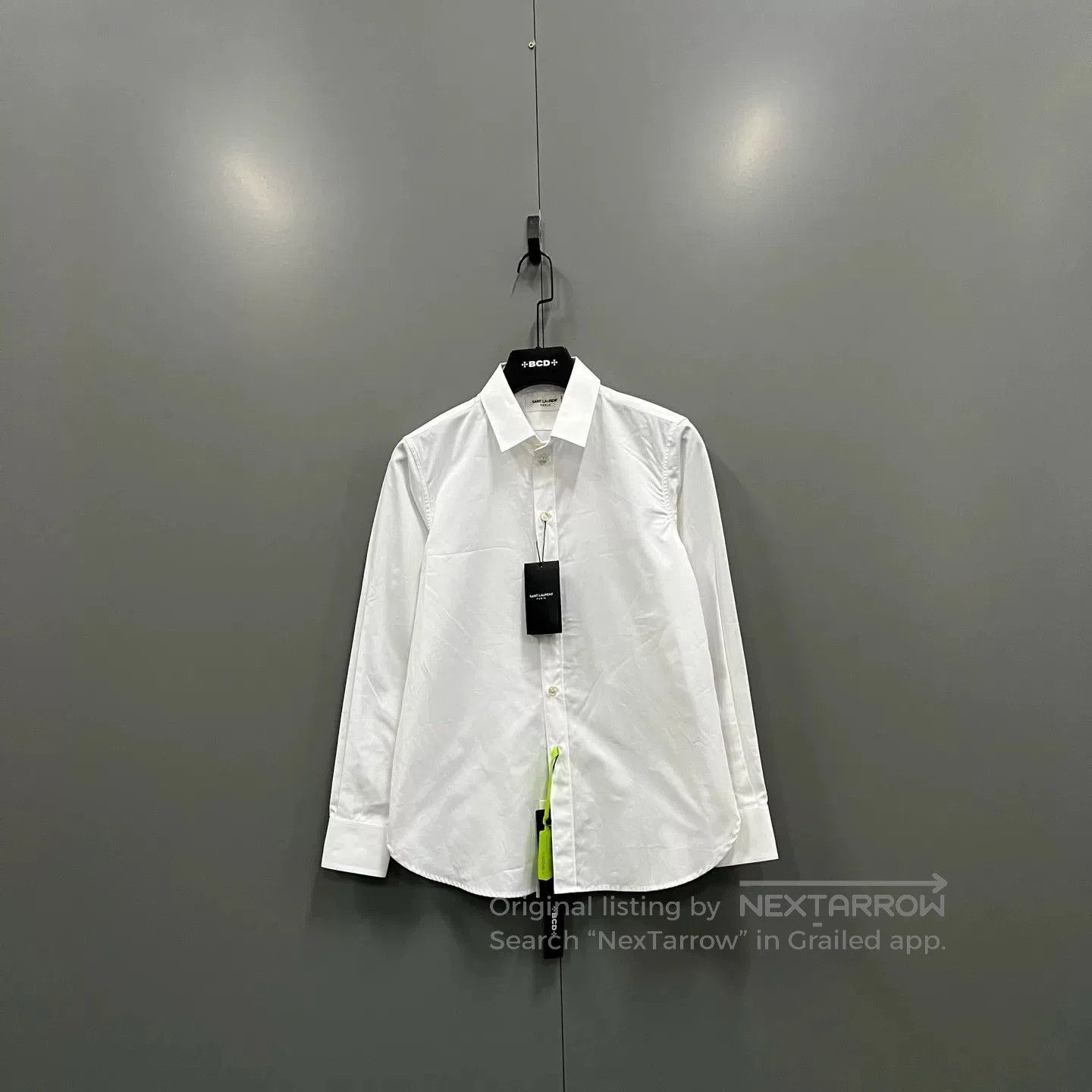 Saint Laurent Paris saint laurent white long sleeve shirt. Size US M / EU 48-50 / 2 - 1 Thumbnail