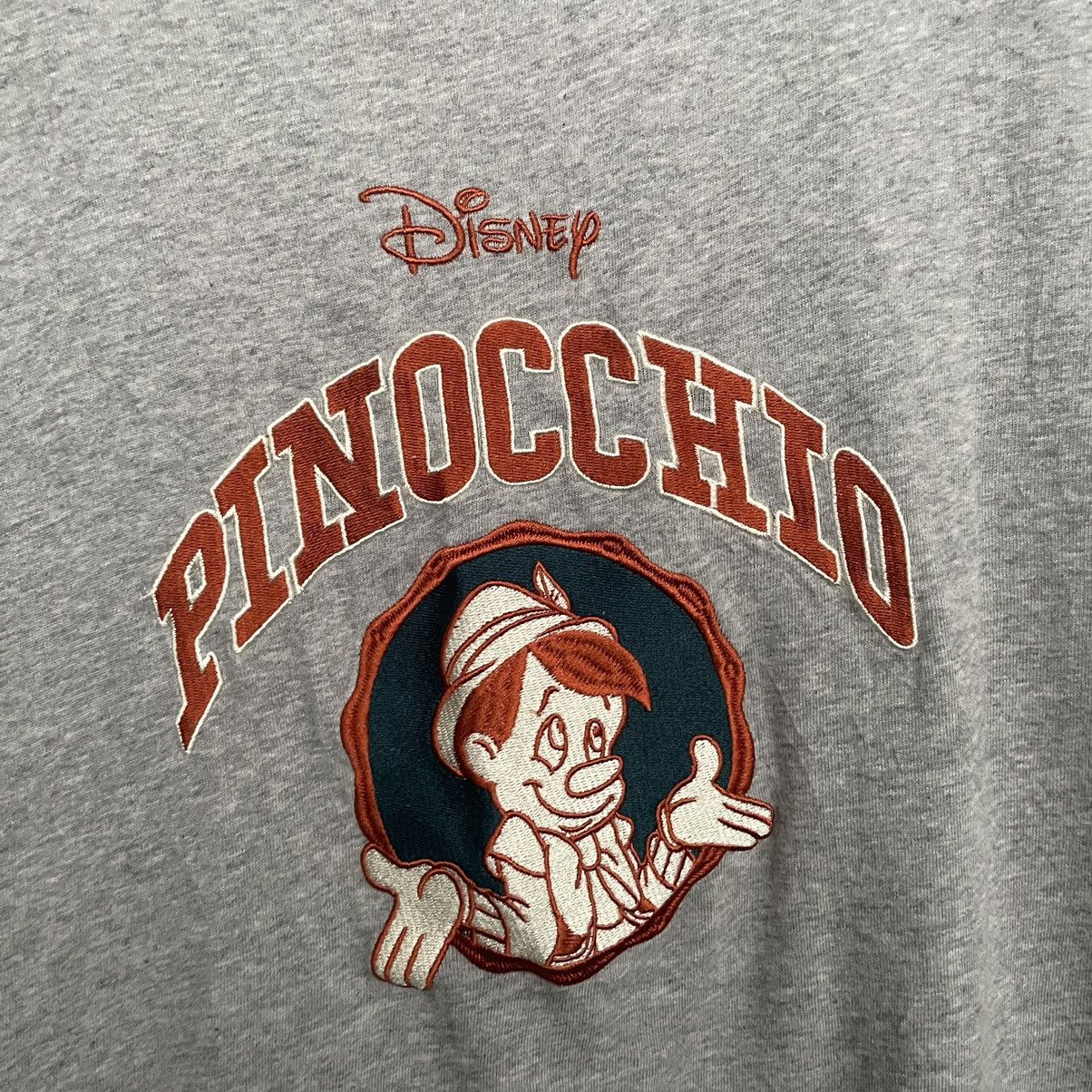 Disney × Japanese Brand × Vintage Vintage Disney Pinocchio x Freaks Store Embroidery T Shirt Size US L / EU 52-54 / 3 - 2 Thumbnail