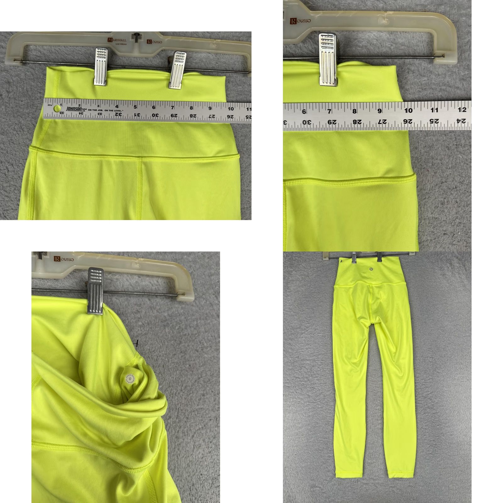Lululemon Lululemon Wunder Under Leggings Womens 0 High-Rise Tight 25" Yellow W5EKJS Size 25" / US 0 / IT 36 - 8 Thumbnail