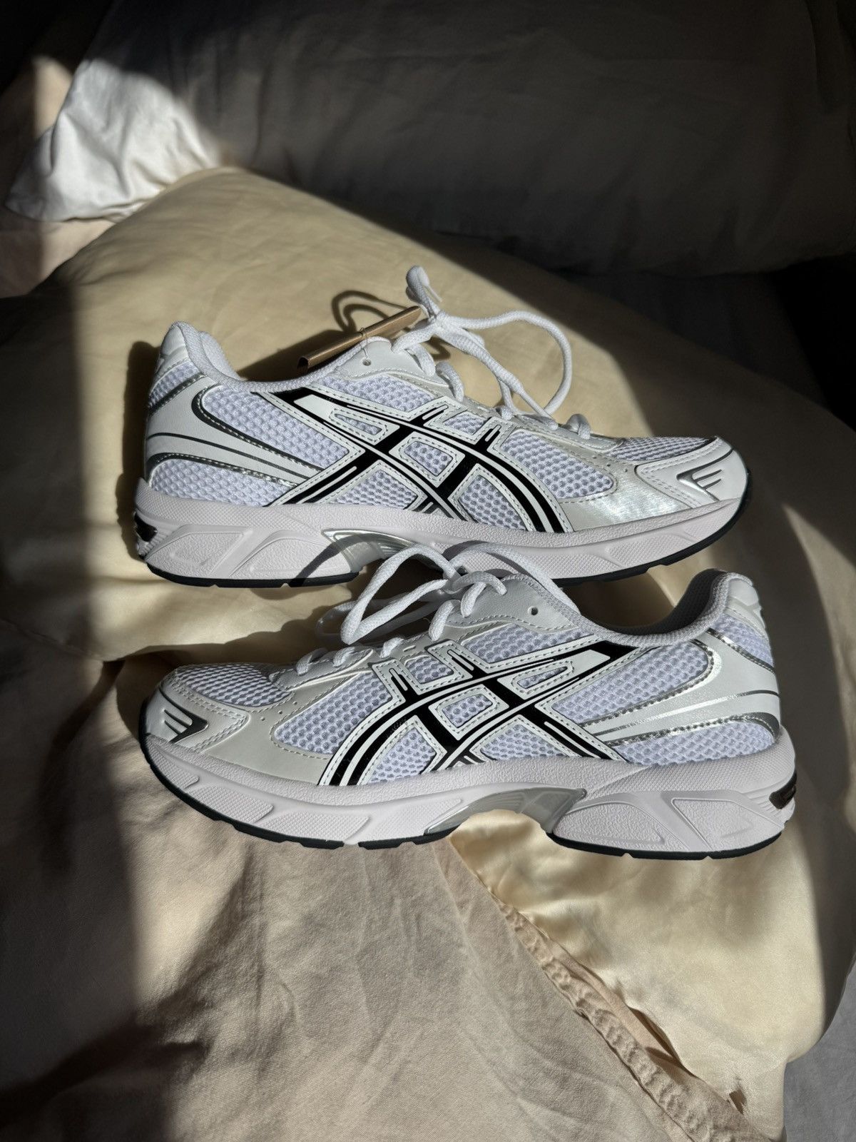 Asics ASICS GEL-1130 Black/White Sneakers Size US 8.5 / EU 41-42 - 1 Thumbnail
