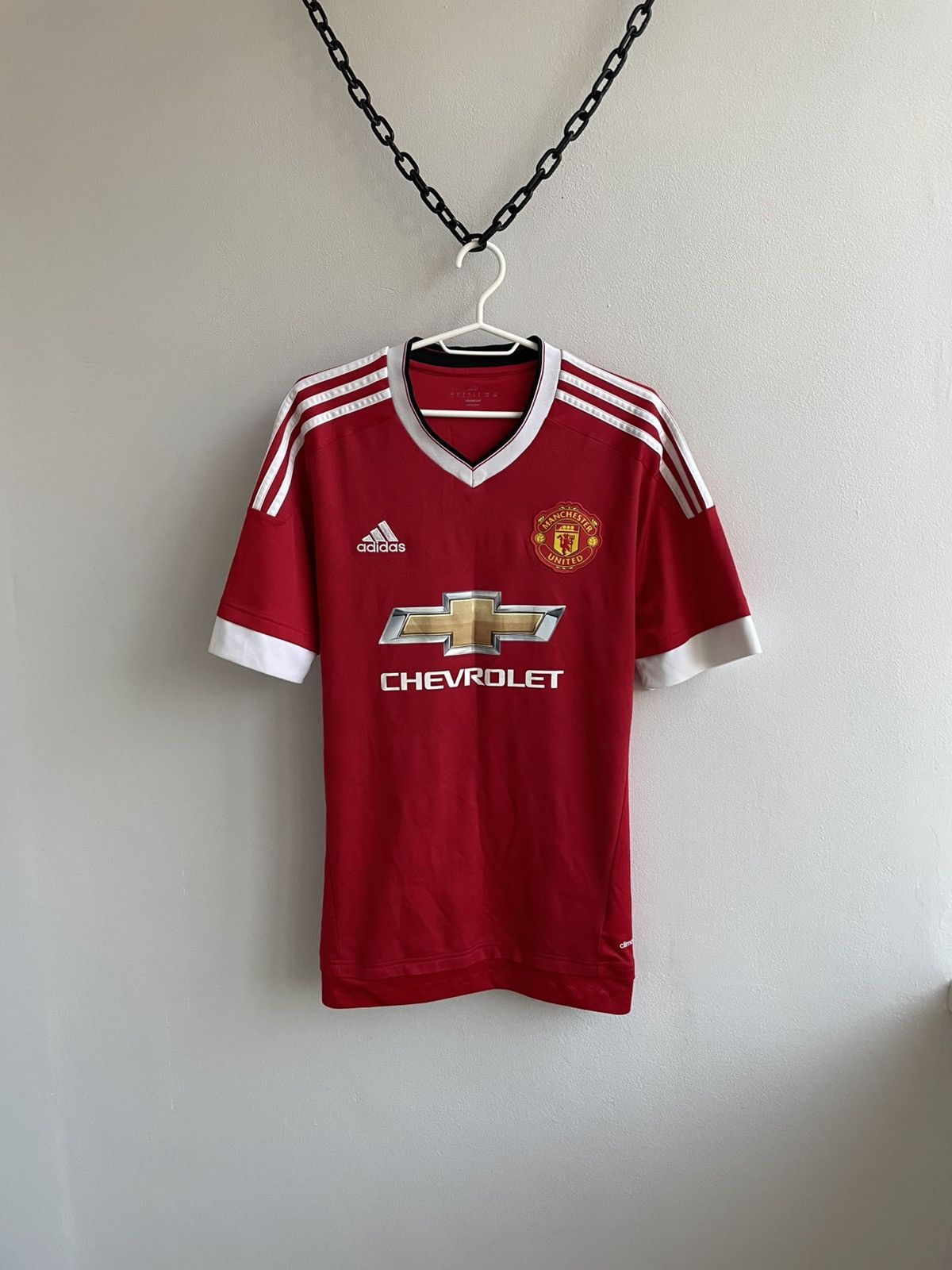 Adidas Manchester United 2015 2016 Home Footbal Shirt Soccer Jersey Size US L / EU 52-54 / 3 - 2 Thumbnail
