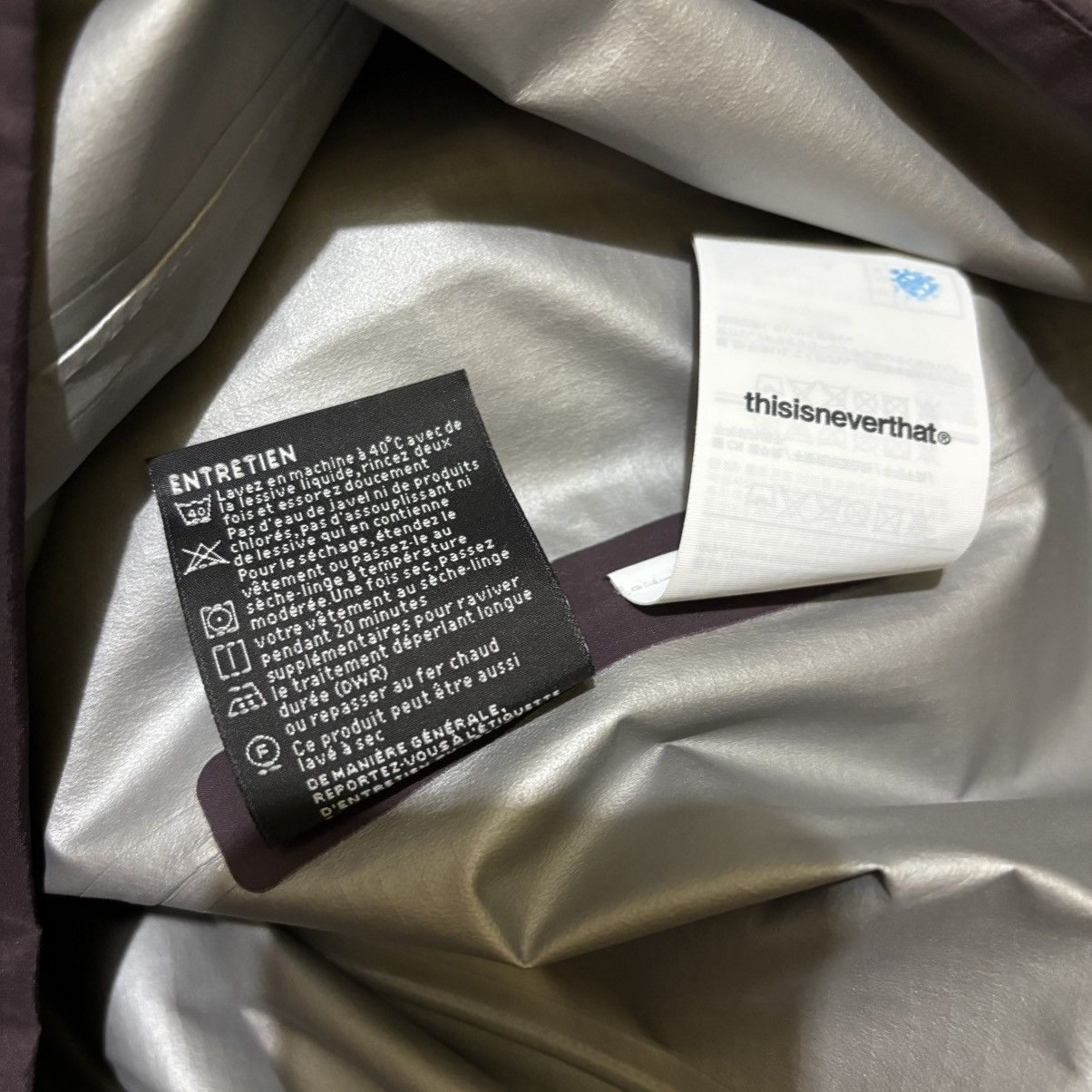 thisisneverthat THISISNEVERTHAT GORE-TEX PACLITE PULLOVER DRAK PURLE Size US L / EU 52-54 / 3 - 7 Thumbnail