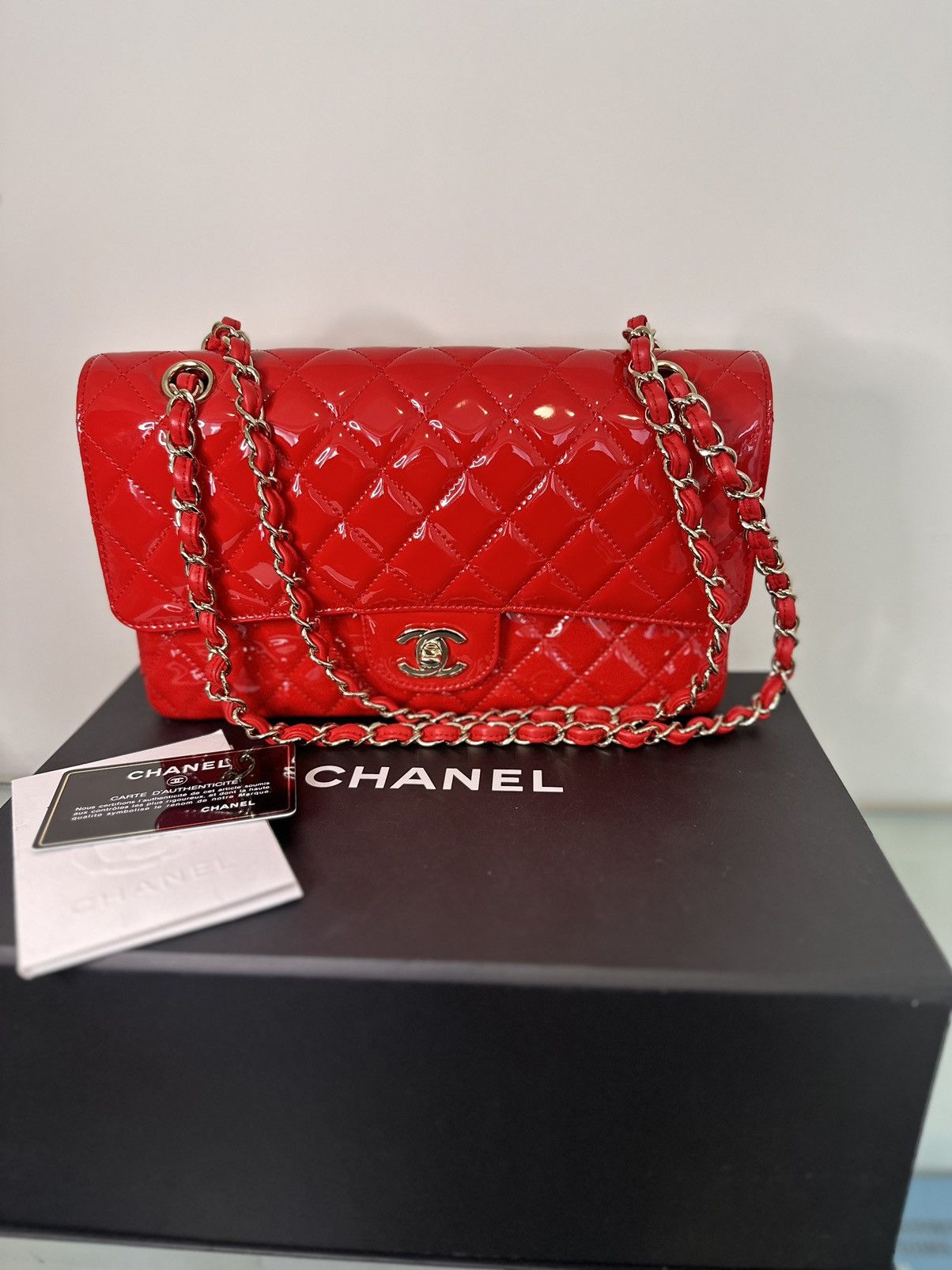 Chanel Chanel Medium Patent flap bag Size ONE SIZE - 3 Thumbnail