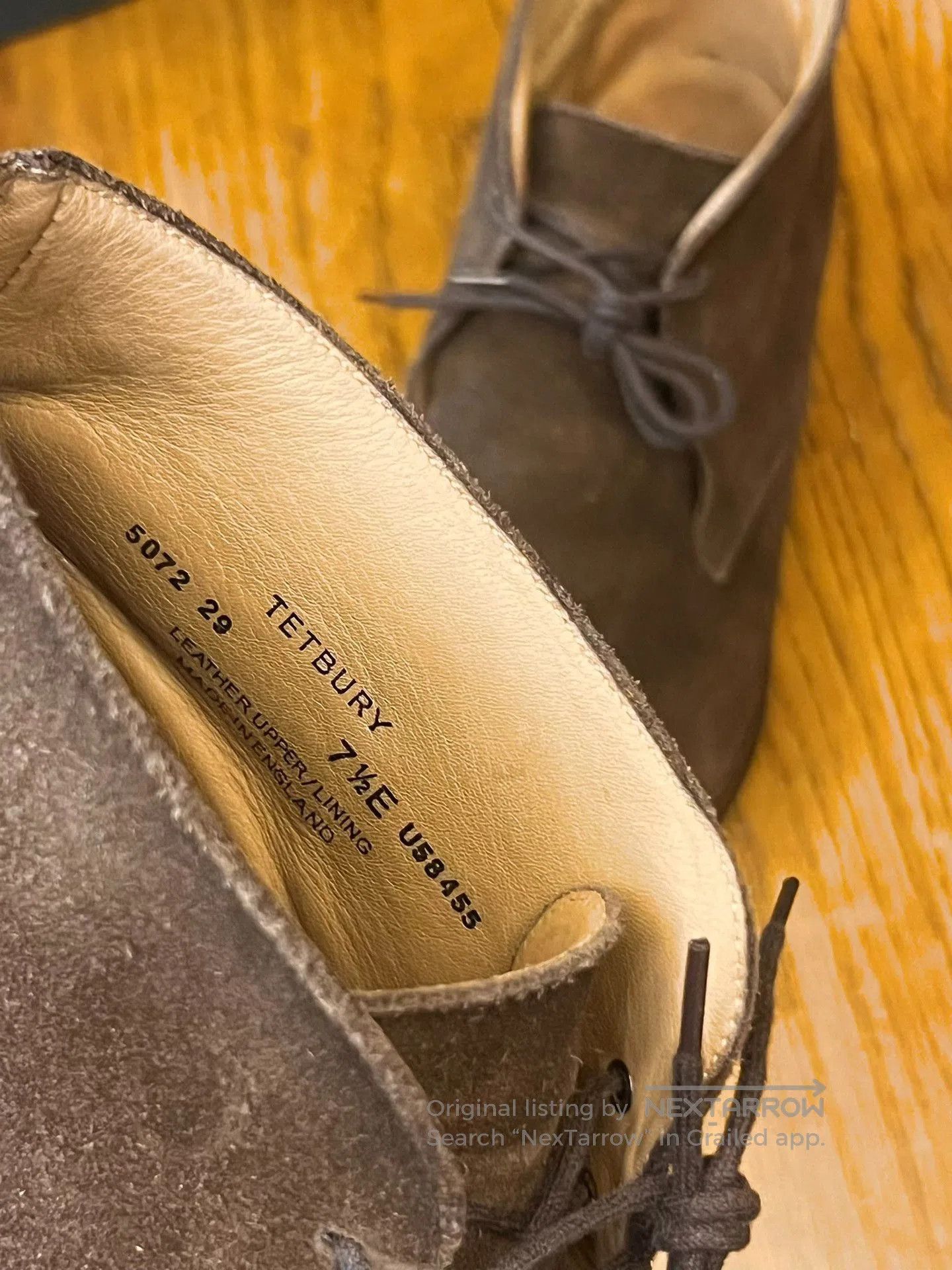 Crockett & Jones Crockett & Jones Suede Desert Boots 348. Size US 9.5 / EU 42-43 - 4 Thumbnail