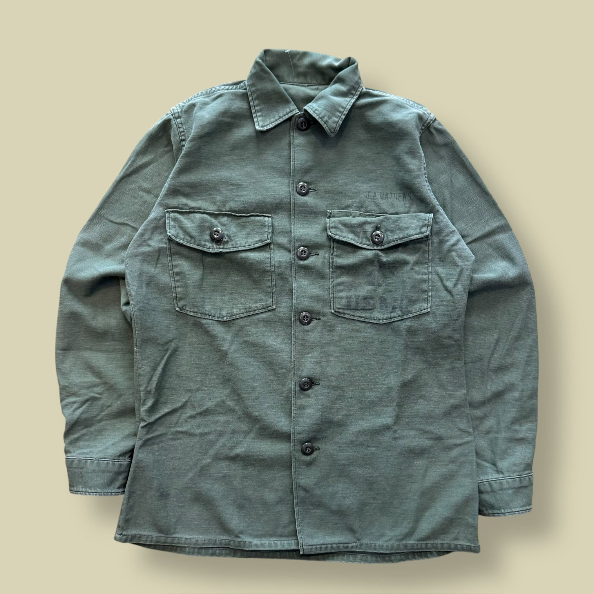 Other Green OG 107 USMC Military Shirt Size US S / EU 44-46 / 1 - 1 Thumbnail