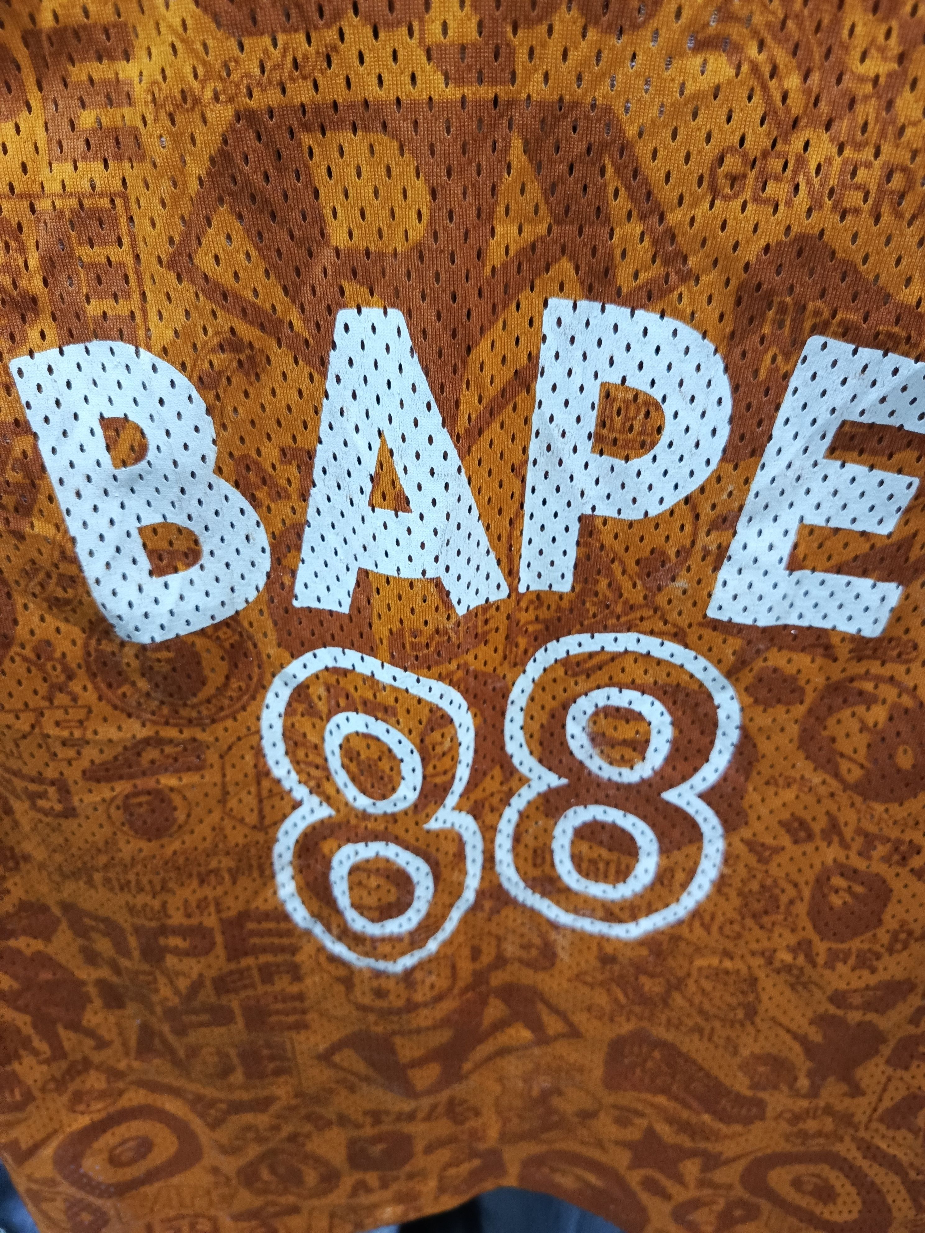 Bape BAPE (A Bathing Ape) basketball jersey. "BAPE 88" Size US XL / EU 56 / 4 - 4 Thumbnail
