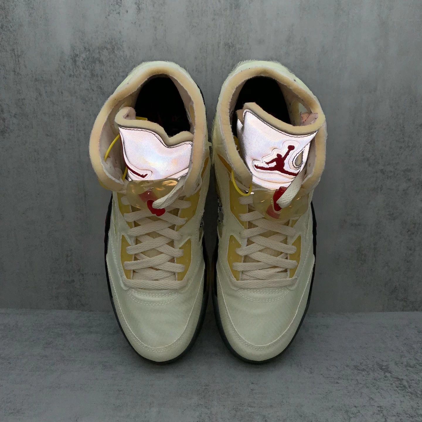 Nike OW x AJ5 White Mesh & Canvas 44 98 New Size US 11 / EU 44 - 6 Thumbnail