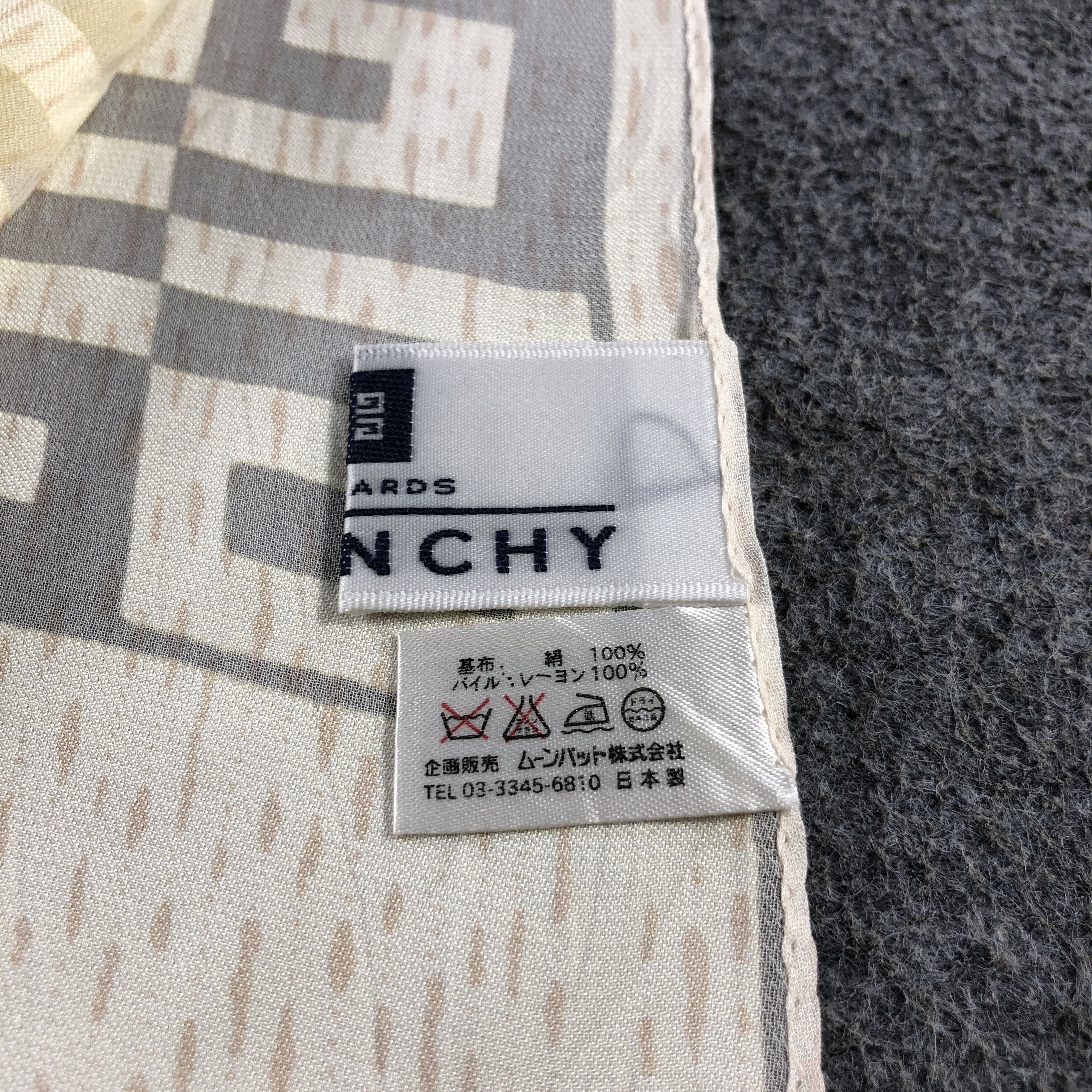 Givenchy Givenchy Monogram Silk Stole Silk Scarf M1390 Size ONE SIZE - 6 Thumbnail