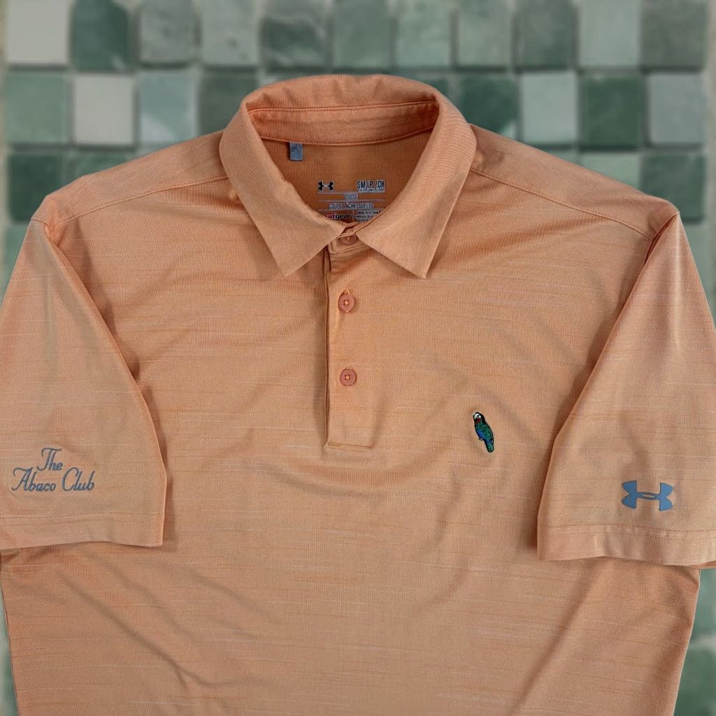 Under Armour Under armour Shirt Mens S Orange The Abaco Club Golf Performance Polo Men Size US S / EU 44-46 / 1 - 1 Thumbnail