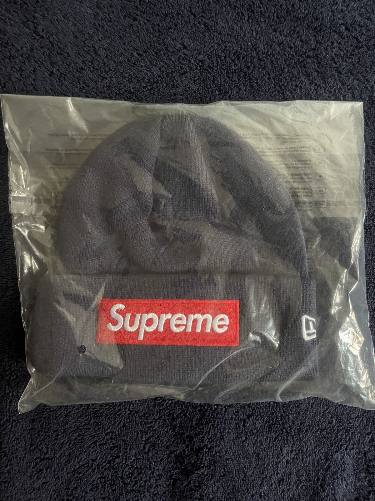 New Era × Supreme SUPREME BOX LOGO BEANIE Size ONE SIZE - 1 Thumbnail