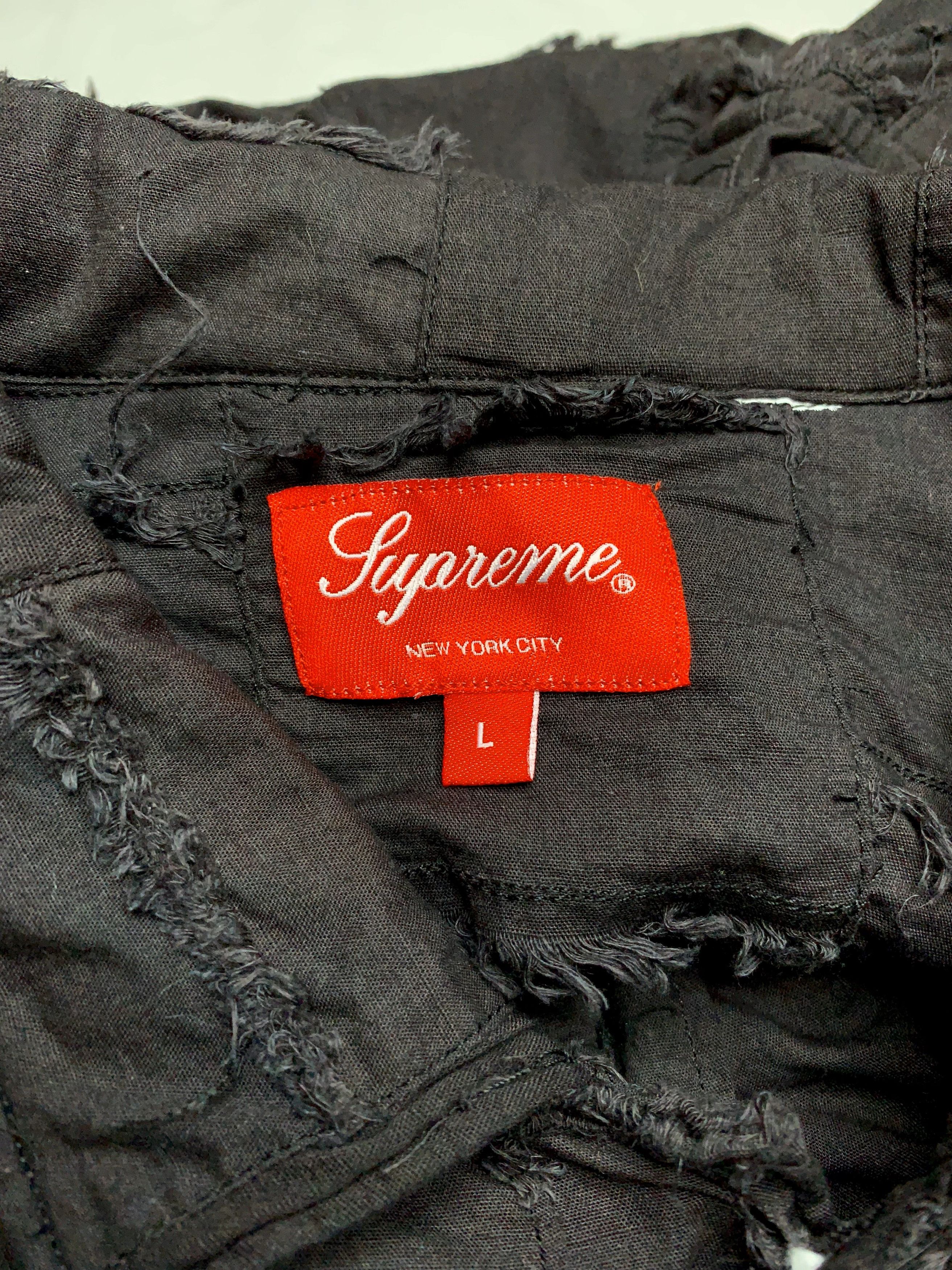 Supreme Supreme S/S23 patchwork Shirt Black L Size US L / EU 52-54 / 3 - 2 Thumbnail