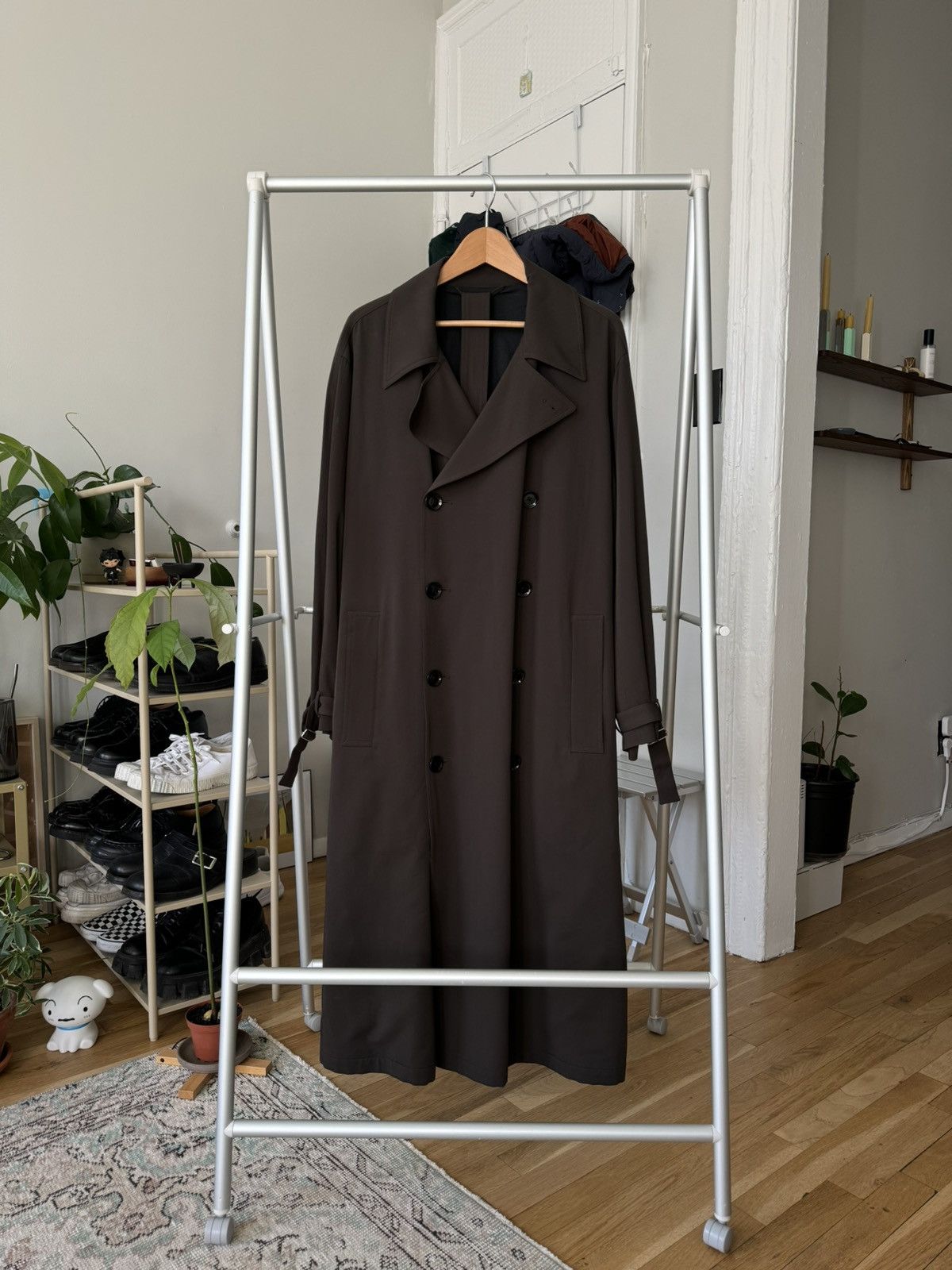 Lemaire Storm Flap Trench Coat FW21 | Grailed