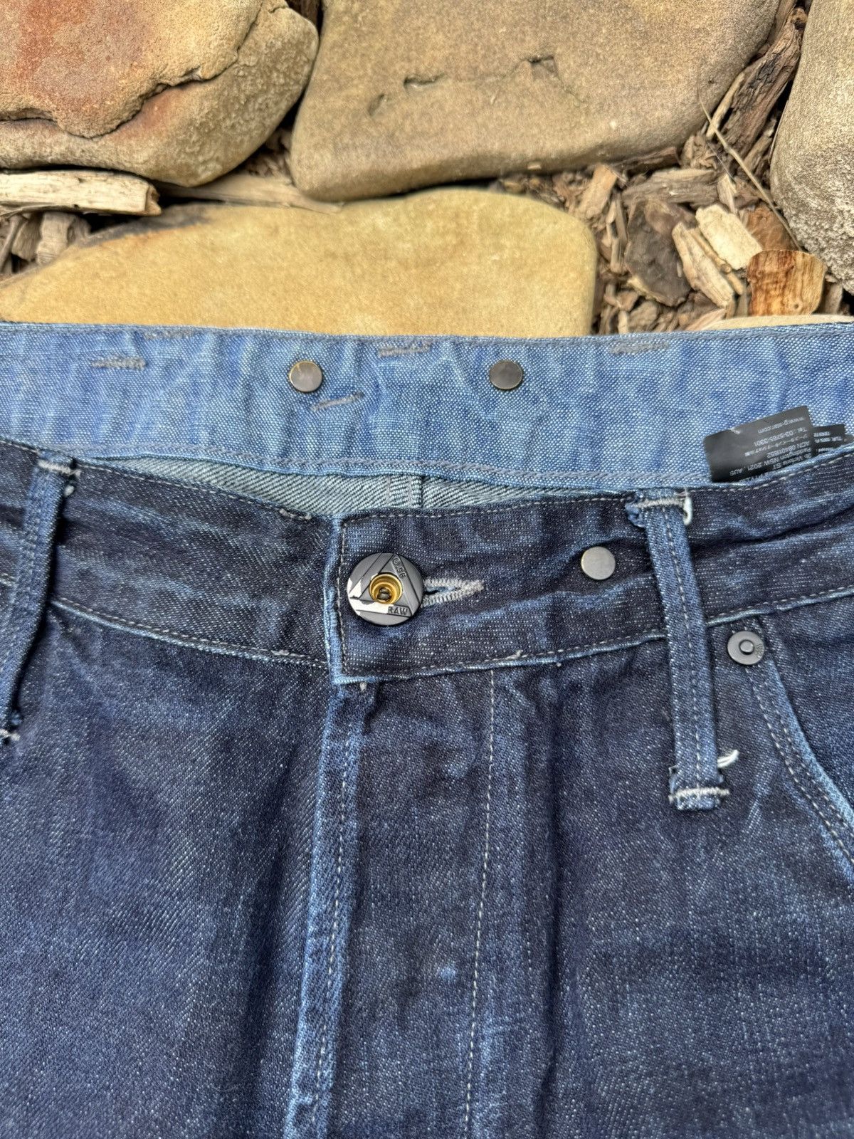 G-Star Vintage G-Star Elwood Indigo Y2k Jeans Pants Size US 33 - 9 Thumbnail