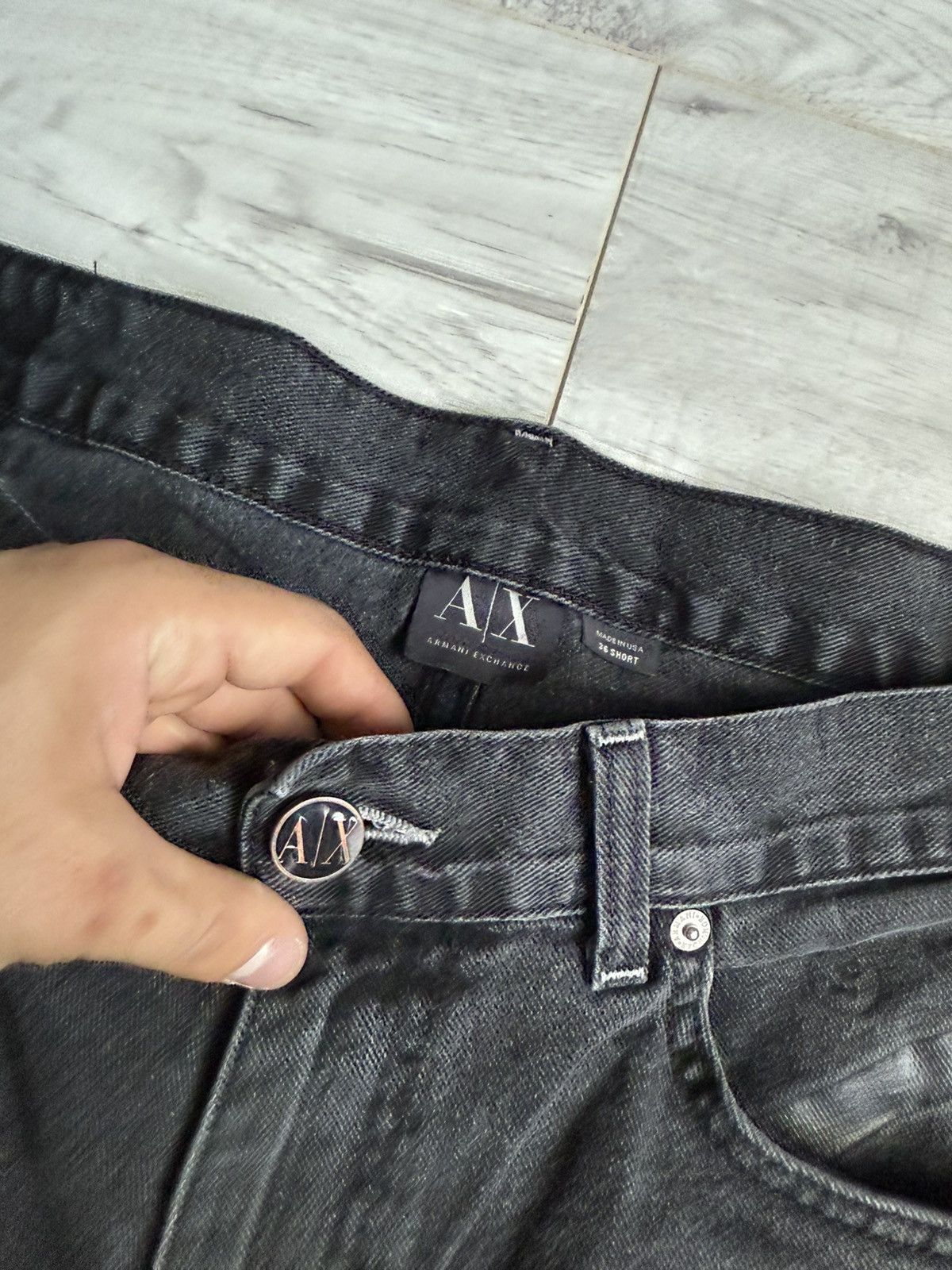 Armani Exchange Jeans Armani Exchange denim pants back logo made in USA Size US 36 / EU 52 - 7 Thumbnail