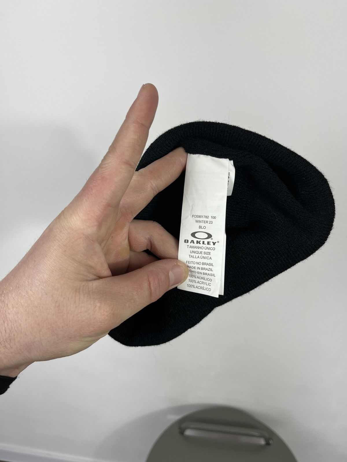 Oakley Oakley Piet Tactical Field Gear Beanie Black OS Size ONE SIZE - 7 Thumbnail