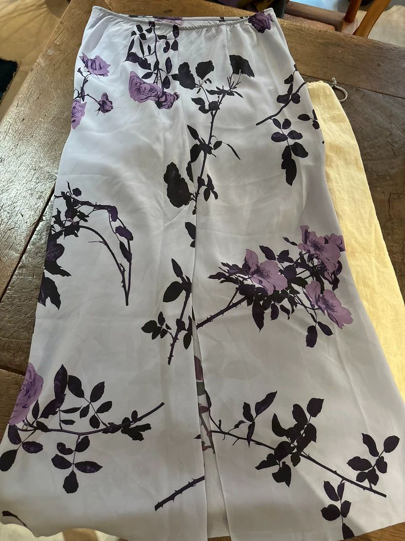 Dries Van Noten dries van noten size:38 Purple long dress in the garden Size 42" / US 20 - 3 Thumbnail