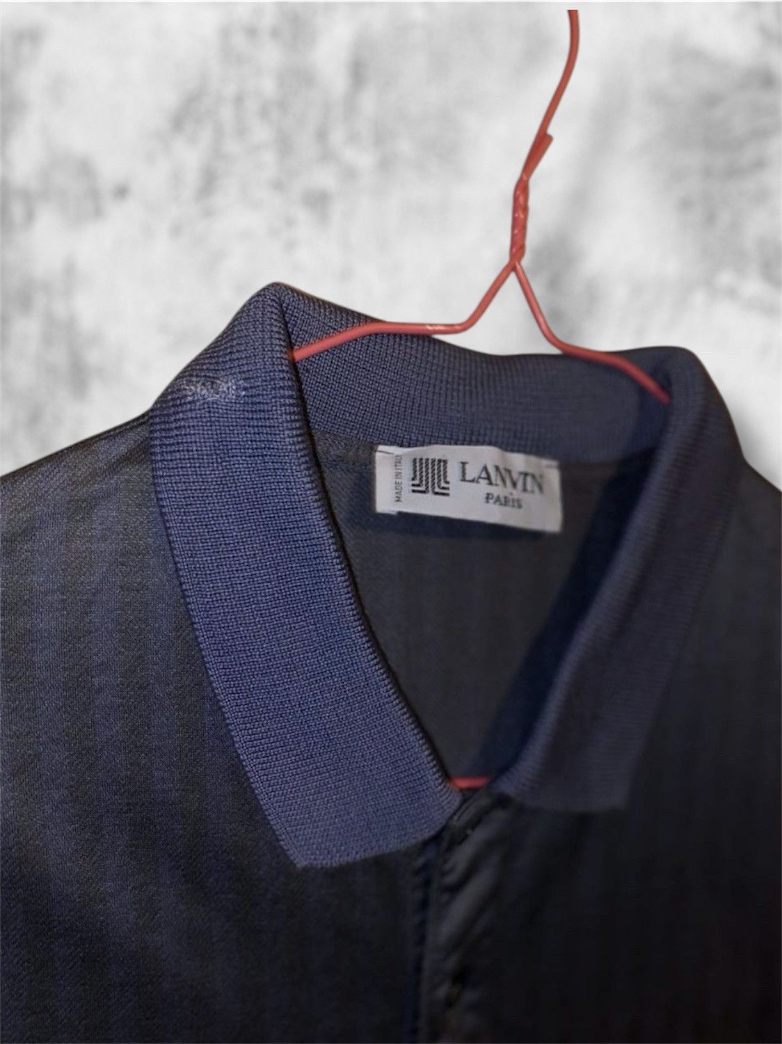 Lanvin × Vintage Vintage 80s Lanvin Paris Ethnic Stripe Polo Shirt Size US M / EU 48-50 / 2 - 8 Thumbnail