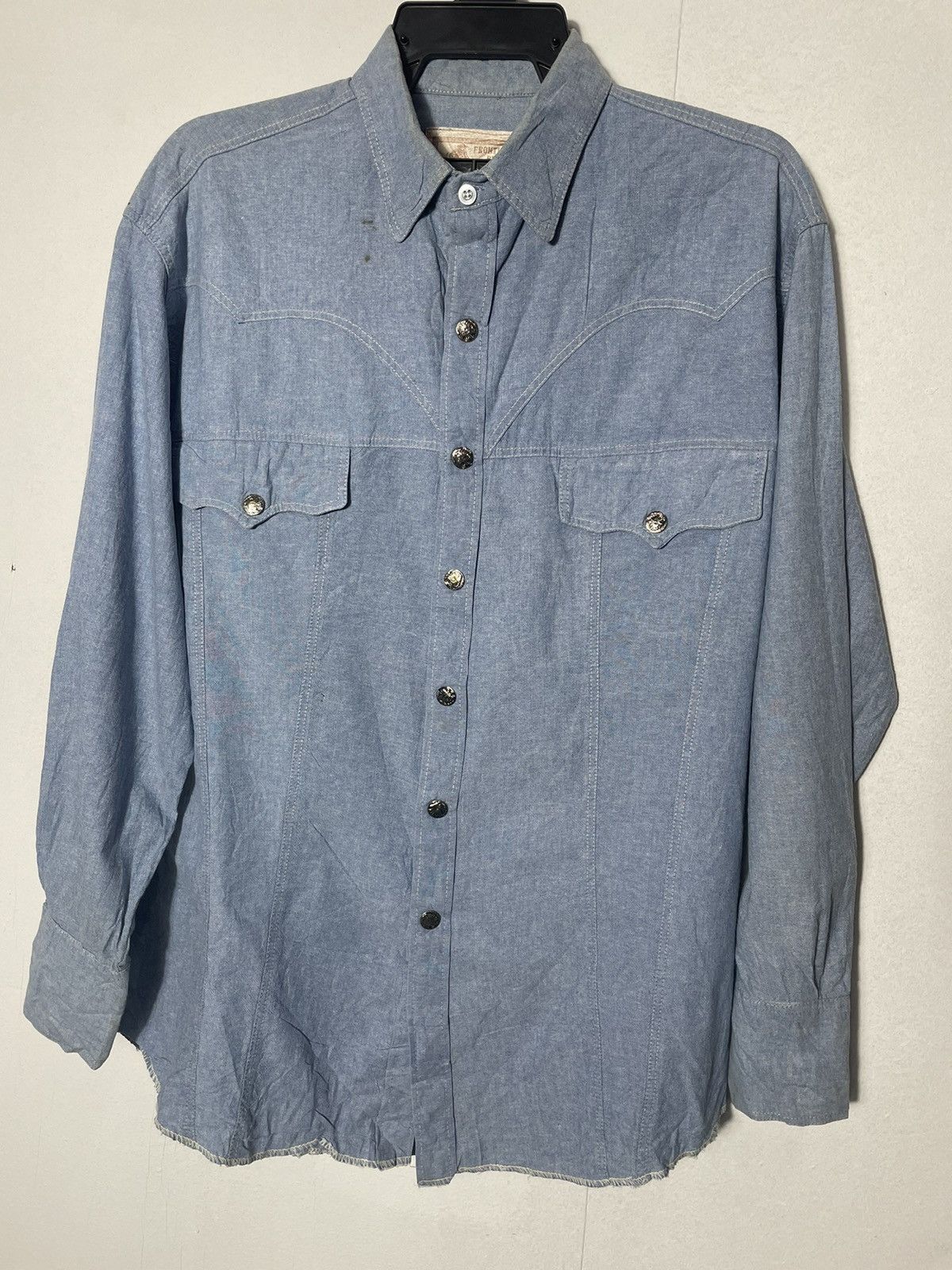 Vintage Old Vintage Western Frontier Rider Shirt Size US L / EU 52-54 / 3 - 2 Thumbnail