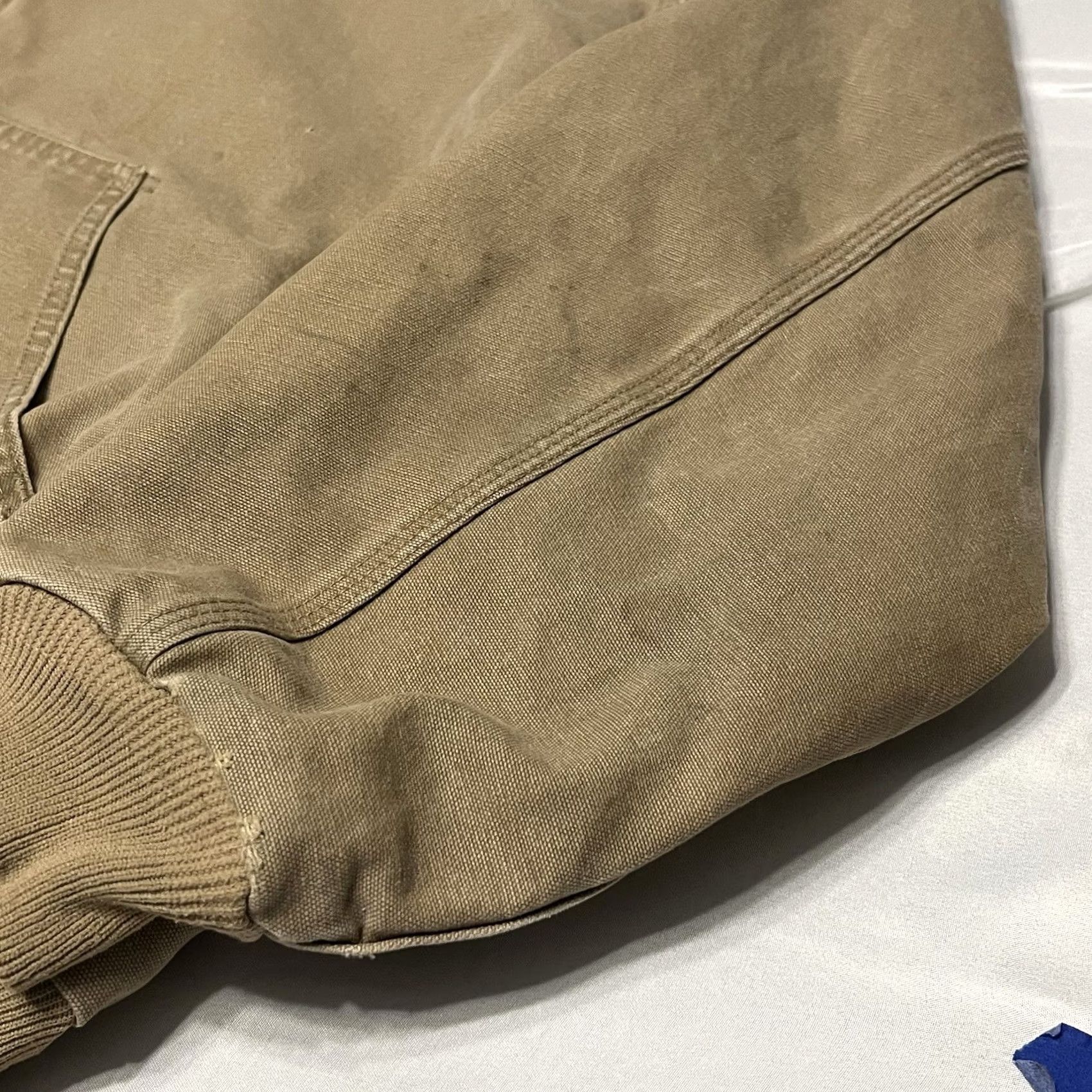 Carhartt VINTAGE Carhartt Active Jacket Mens 3XL Sandstone Saddle Tan Thermal J25 Y2K Outdoor USA Bomber Jacket Brown Cotton Lined Hooded Logo Size US XXL / EU 58 / 5 - 7 Thumbnail