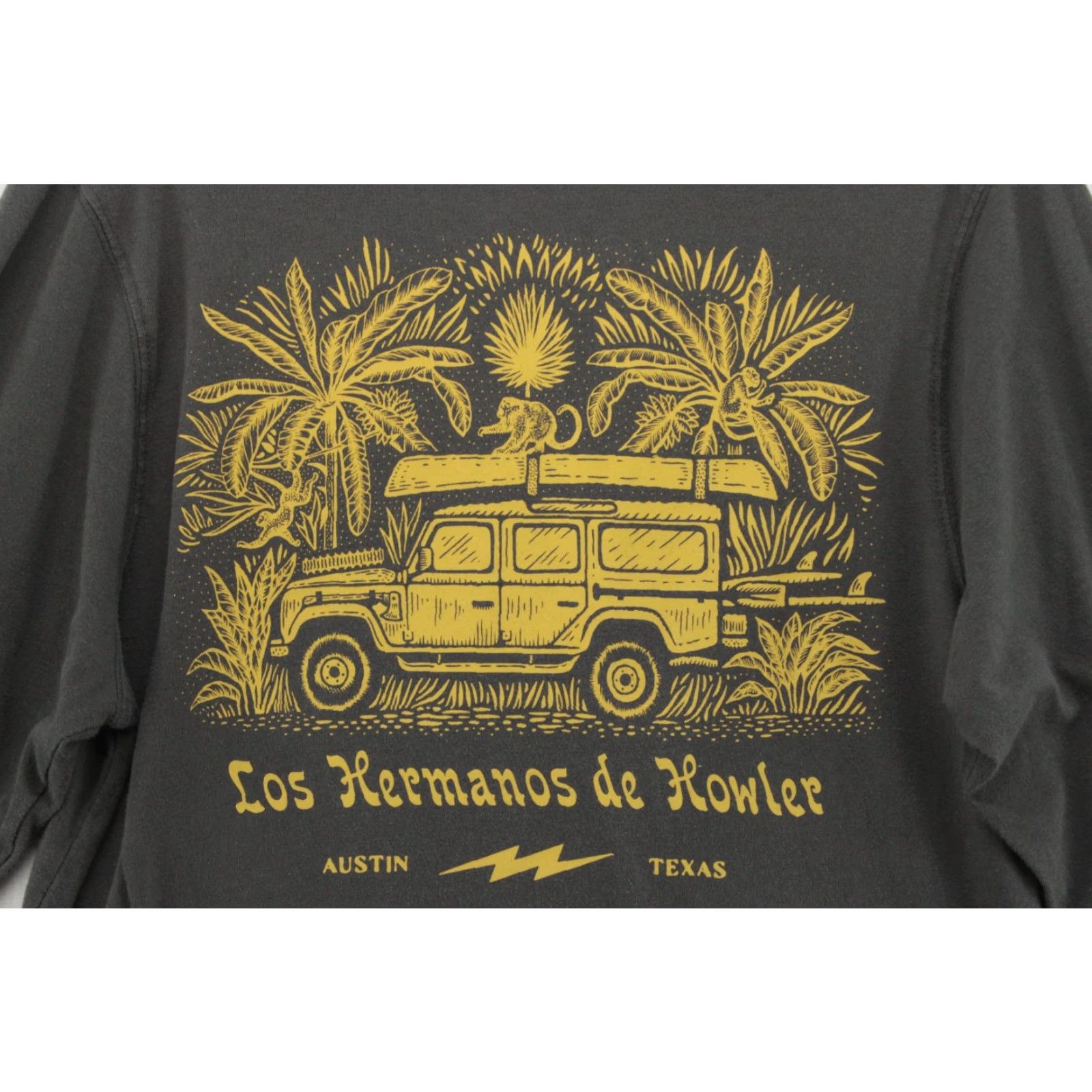 Howler Brothers Howler Bros Long Sleeve T-Shirt Mens M Gray Logo Austin TX Los Hermanos de Howler City Classic Outdoor 90s Designer Preppy Size US M / EU 48-50 / 2 - 5 Thumbnail