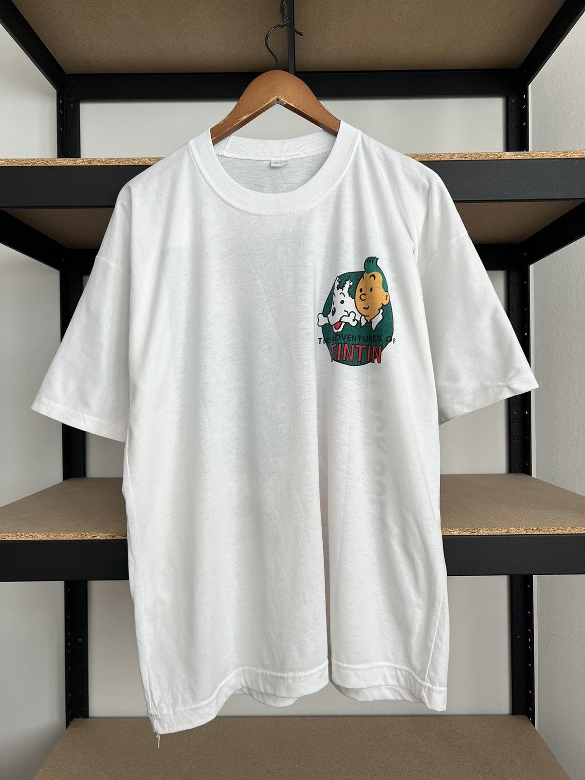 Cartoon Network Vintage 90s TinTin Land of Black Gold Comics Cartoon Tshirt Size US XL / EU 56 / 4 - 2 Thumbnail