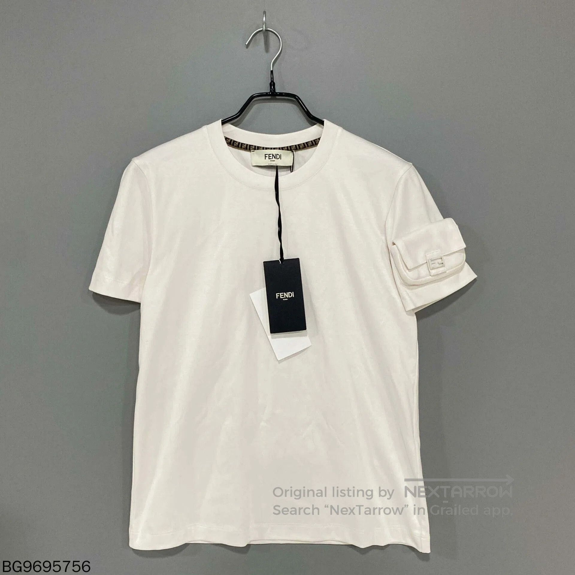 Fendi FENDI Cuff Double F Pocket Tee. Size US S / EU 44-46 / 1 - 2 Thumbnail