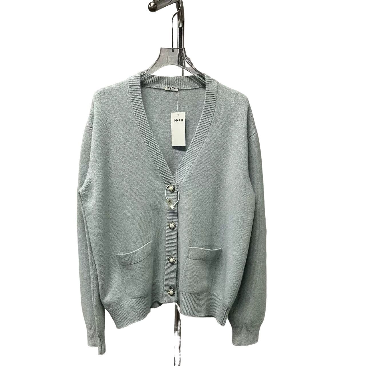 Miu Miu Miu Miu Pearl Button Knit Cardigan Size 38 Size XS / US 0-2 / IT 36-38 - 1 Thumbnail