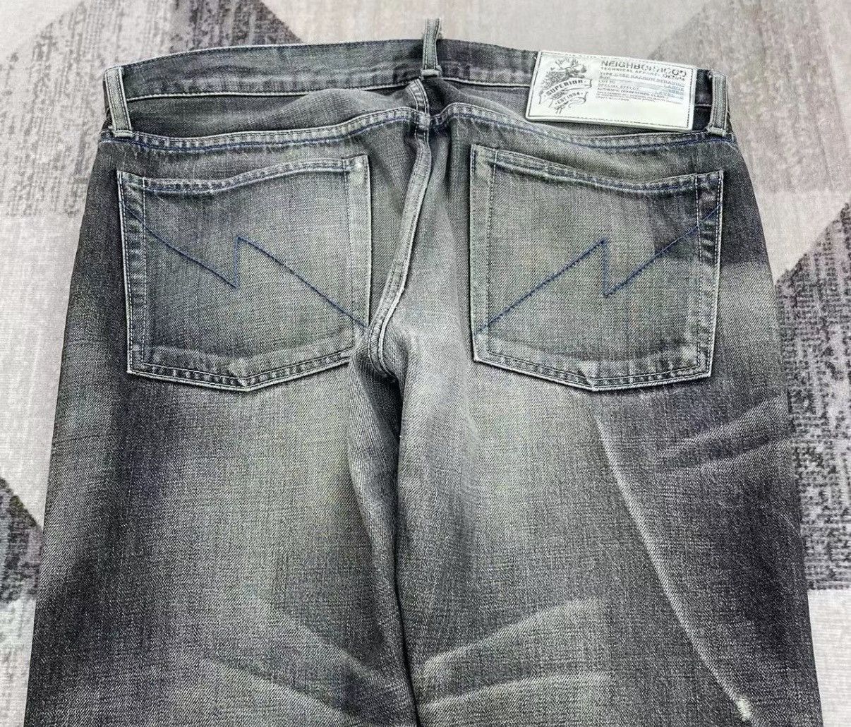 Neighborhood NEIGHBORHOOD 12SS Basic Washed Denim Jeans J16 Size US 36 / EU 52 - 4 Thumbnail