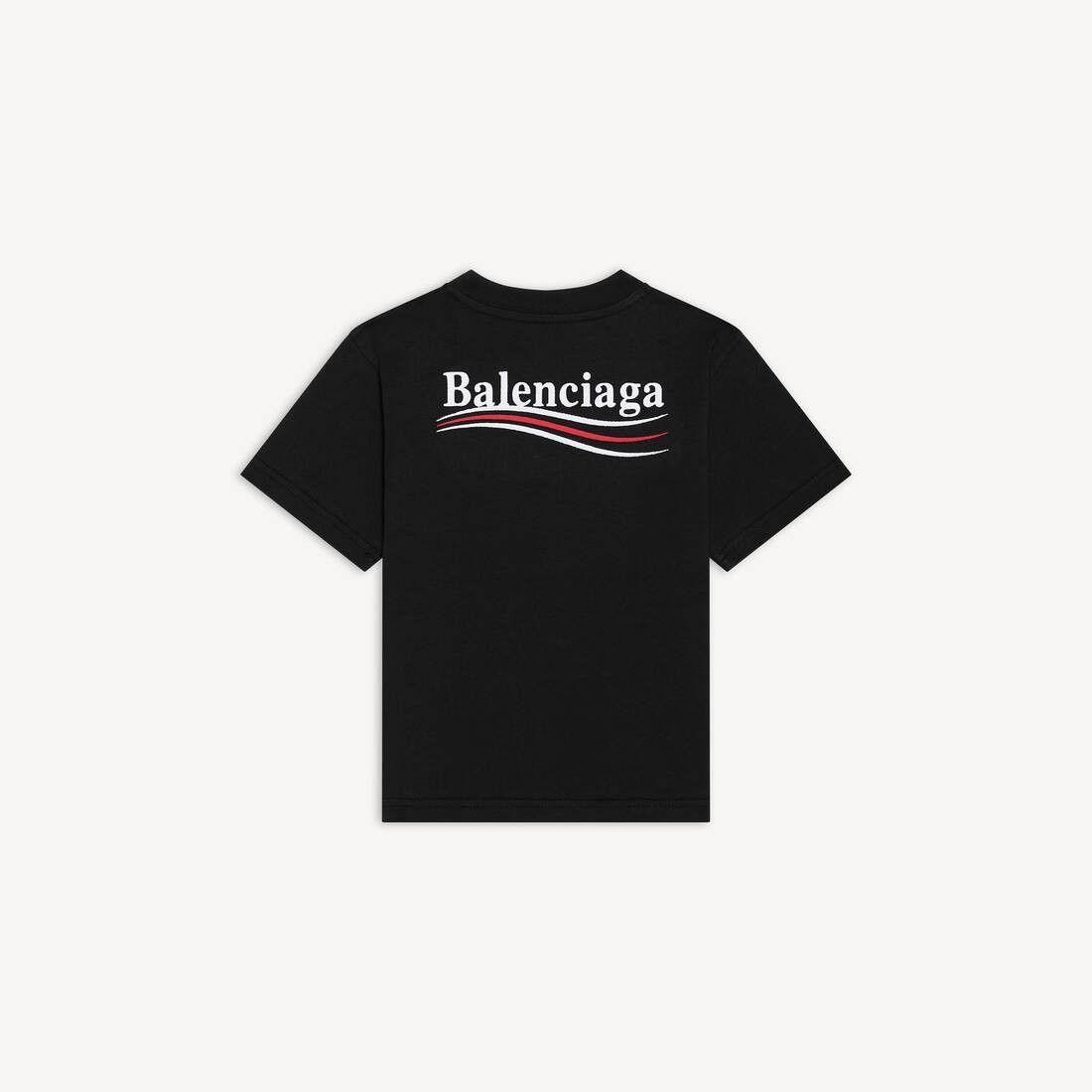 Balenciaga o1la1rc1a0226 Size:KIDS 2 / Political Campaign T-Shirt Black Size US XXS / EU 40 - 2 Thumbnail