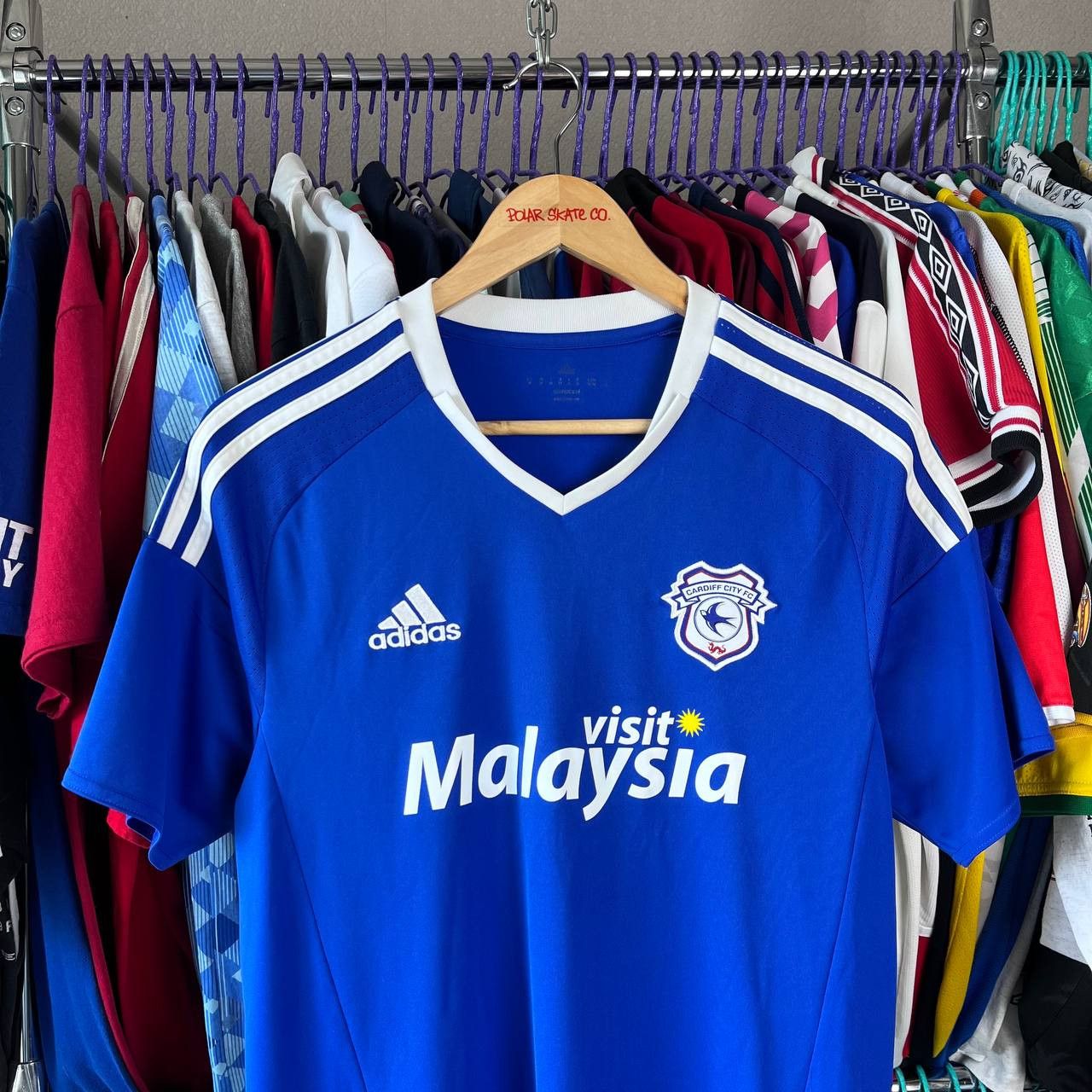 Adidas Adidas FC Cardiff City 2016/2017 Football Soccer Jersey Size US M / EU 48-50 / 2 - 2 Thumbnail