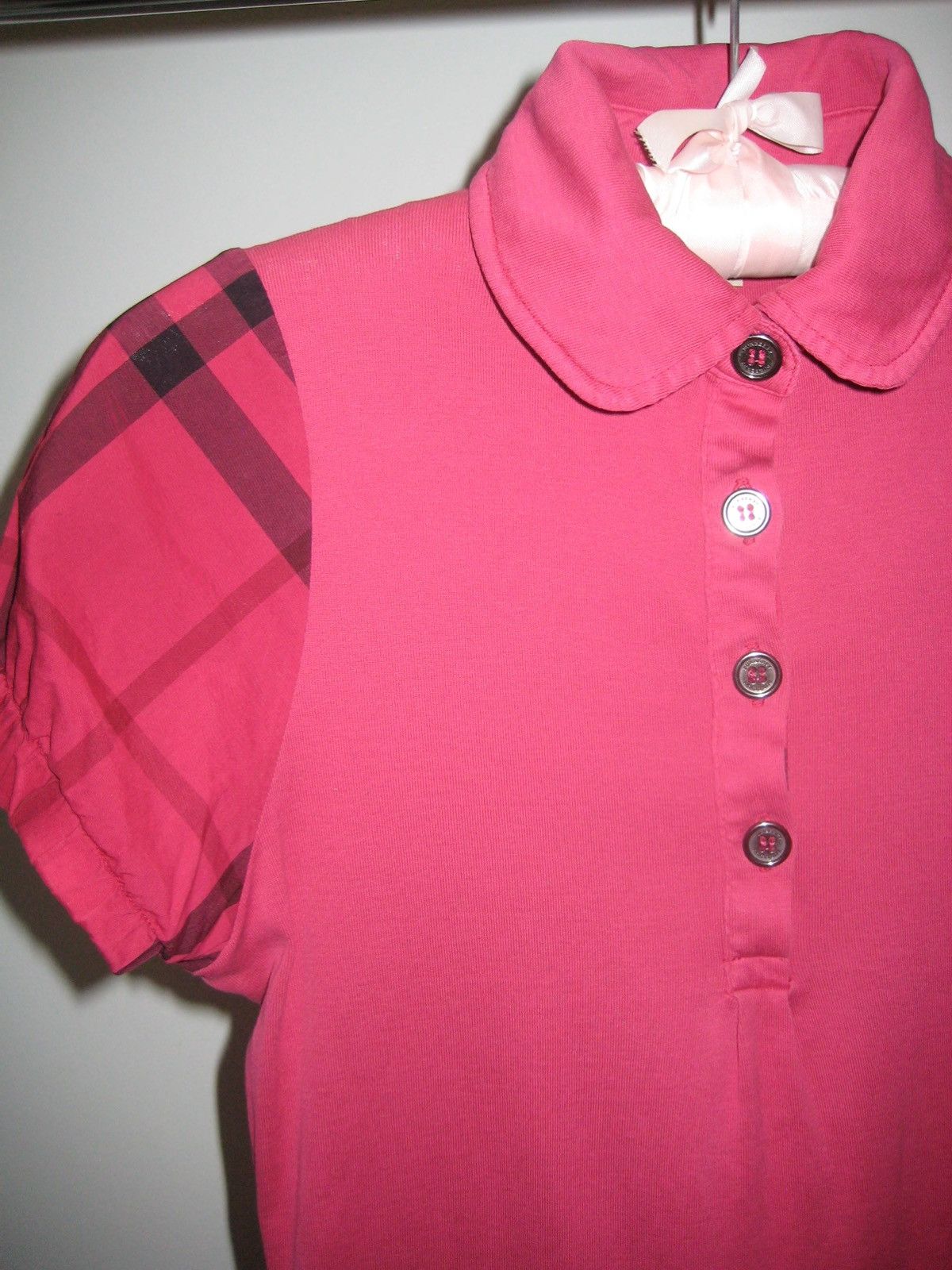 Burberry Rare vintage Burberry London pink polo top Size M / US 6-8 / IT 42-44 - 4 Thumbnail