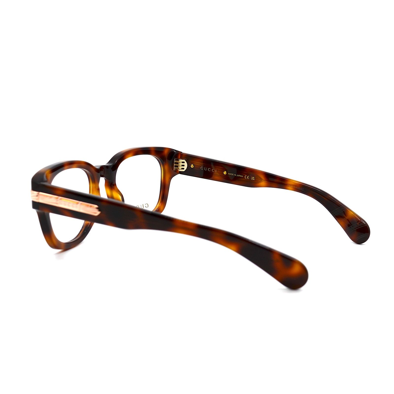 Gucci NEW GUCCI GG1518O 002 HAVANA AUTHENTIC EYEGLASSES FRAME Size ONE SIZE - 7 Thumbnail