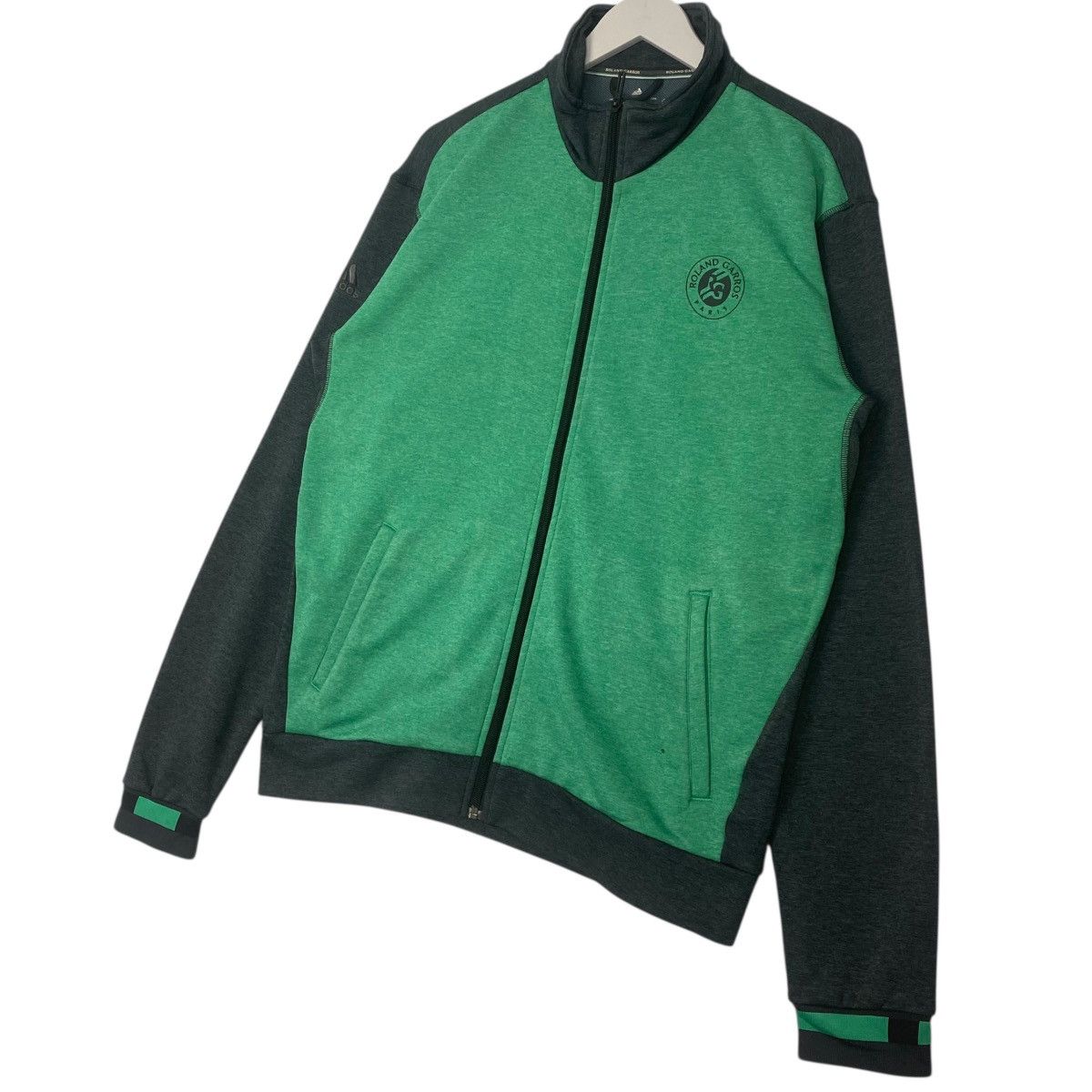 Vintage Vintage Adidas Small Logo Hoodie Sweater Green Size M Size US M / EU 48-50 / 2 - 2 Thumbnail