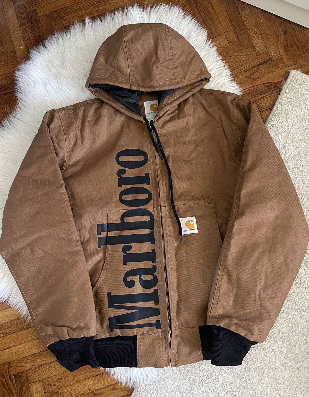 Marlboro CUSTOM Carhartt x Marlboro Rework Duck Canvas Active Jacket Size US M / EU 48-50 / 2 - 1 Thumbnail