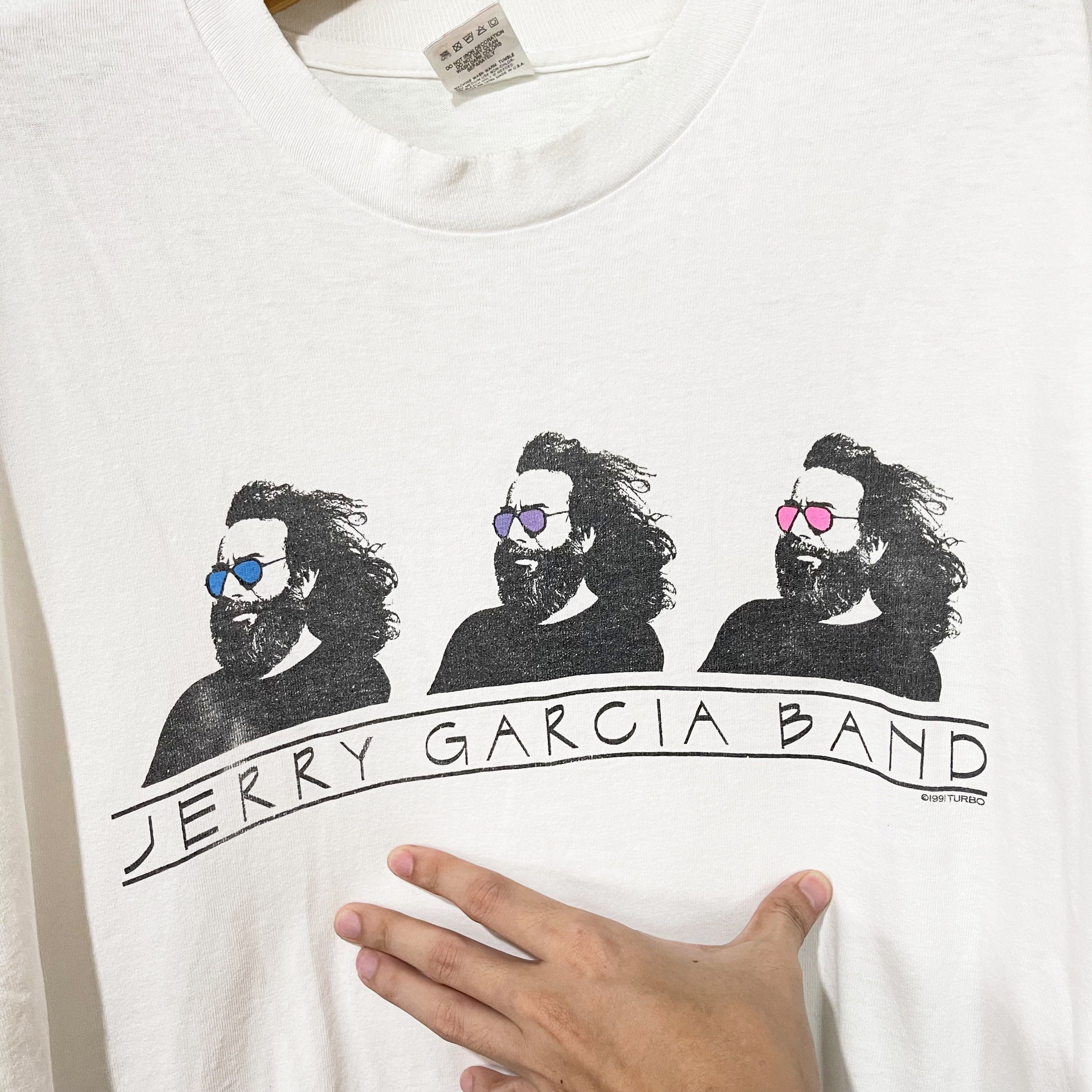 Vintage Vintage 1991 Jerry Garcia Band T-Shirt Size US XL / EU 56 / 4 - 2 Thumbnail