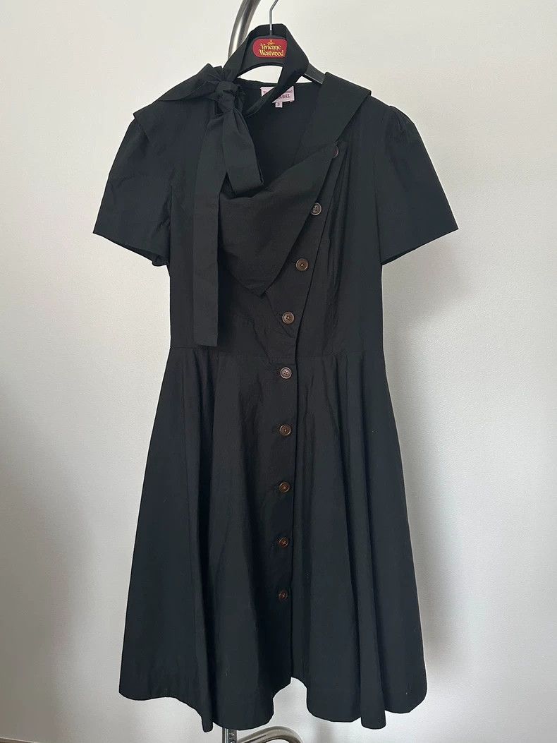 Vivienne Westwood Vivienne Westwood Symmetrical bow collar deformed dress Size S / US 4 / IT 40 - 1 Thumbnail