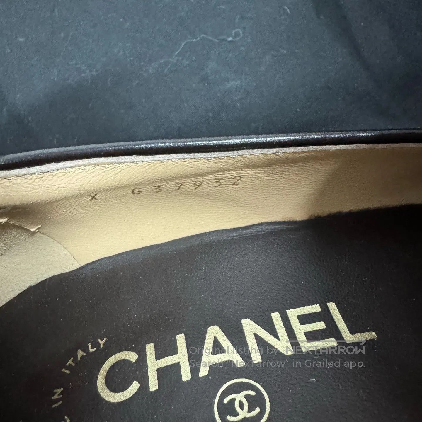 Chanel Chanel Dark brown checkered double-C gold-embossed loafers Size US 6.5 / IT 36.5 - 8 Thumbnail