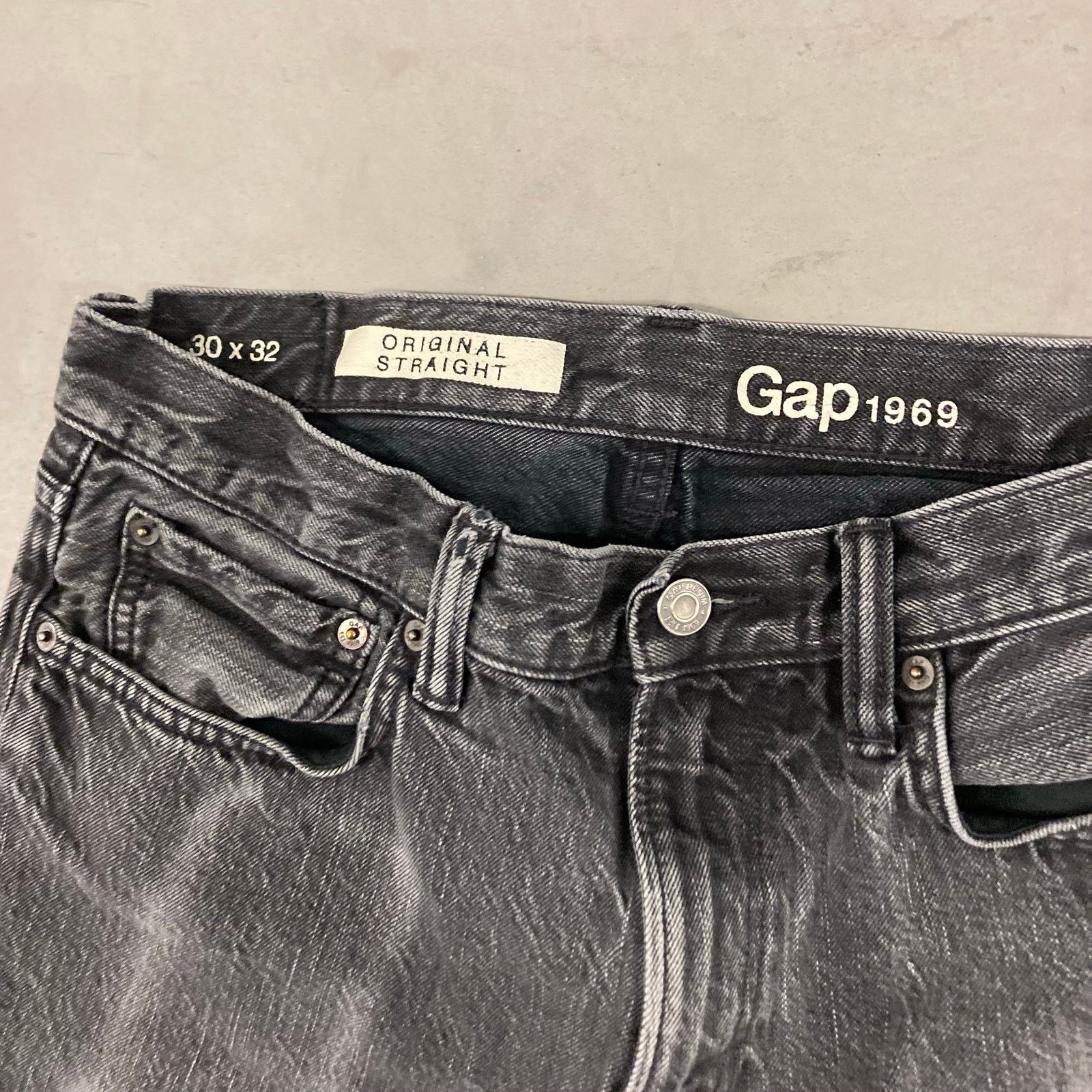 Gap × Vintage Y2K faded black gap Jeans 30x32 Size US 30 / EU 46 - 5 Thumbnail