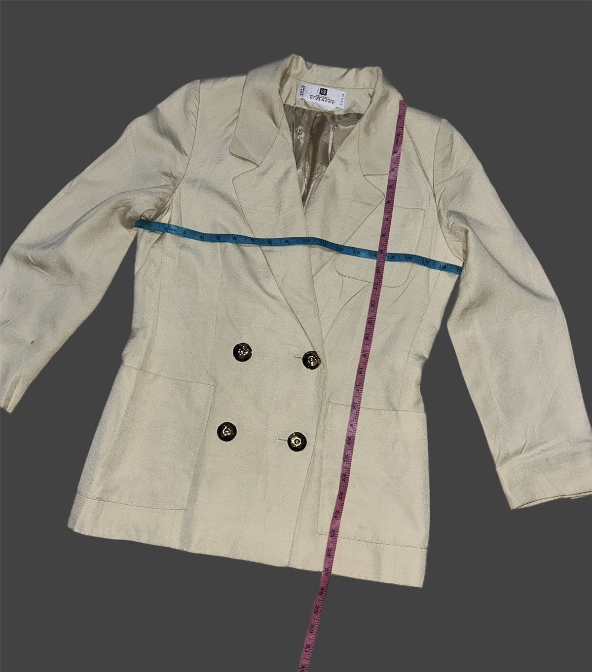 Givenchy Givenchy Blazer Woman Ivory Size XS / US 0-2 / IT 36-38 - 10 Thumbnail
