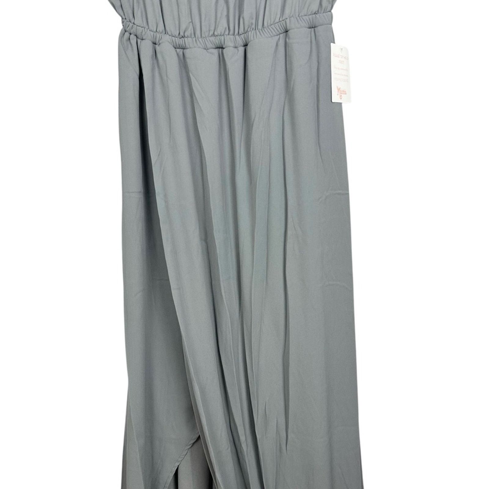Show Me Your MuMu NWT Show Me Your Mumu Kendall Maxi Dress Charcoal Crisp S Size S / US 4 / IT 40 - 4 Thumbnail