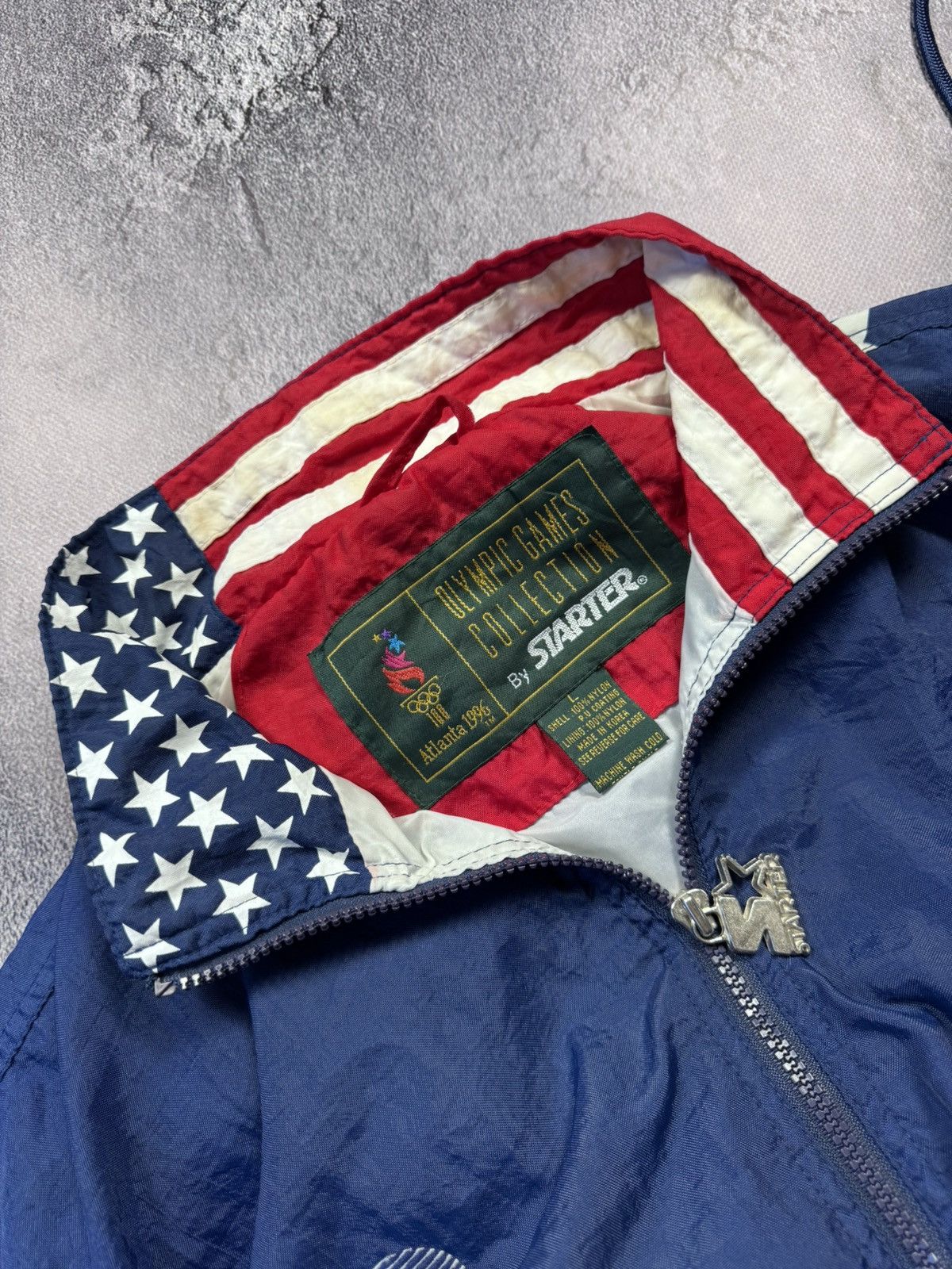 Starter Vintage Starter 1996 Atlanta Olympic Games Windbreaker Size US L / EU 52-54 / 3 - 5 Thumbnail