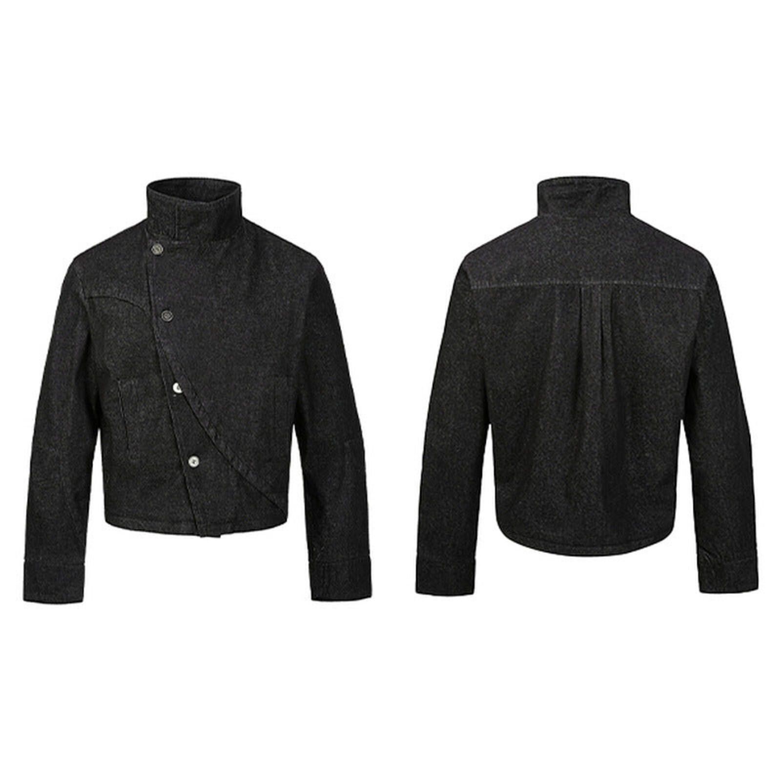 Other Heavyweight Raw Black Denim Jacket | Reconstructed Boxy Size US M / EU 48-50 / 2 - 3 Thumbnail