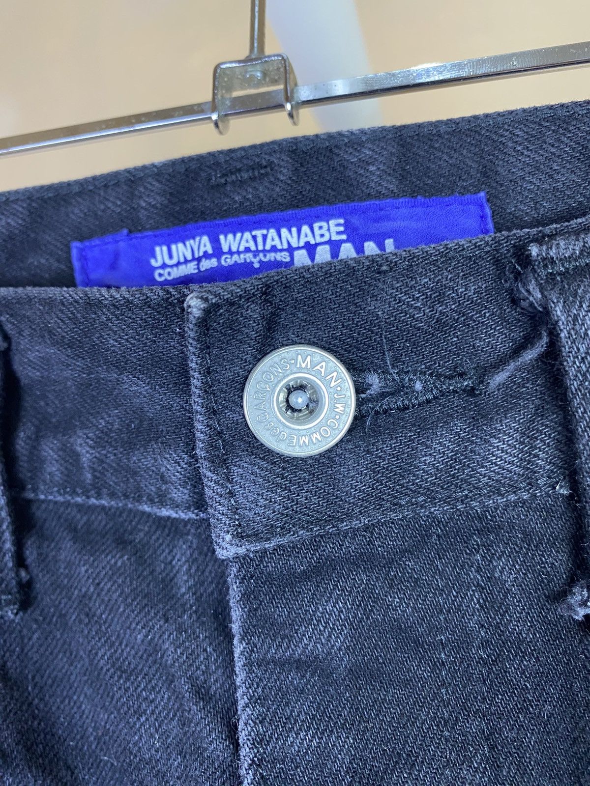 Junya Watanabe Junya Watanabe Man-AD15 Distressed Cinch-Back Denim Pants Size US 33 - 5 Thumbnail