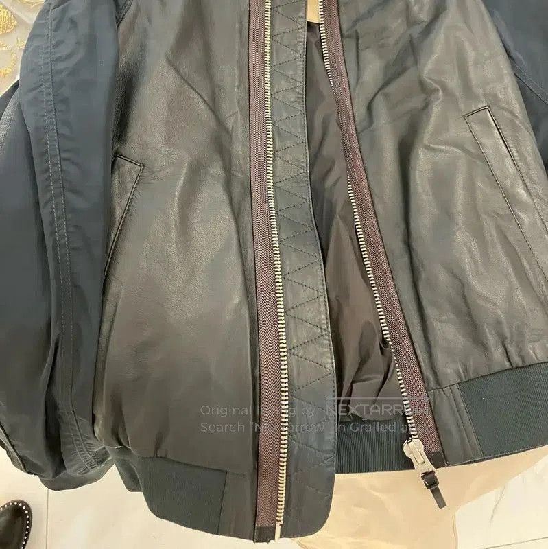 Burberry Burberry Men’s Navy Wool Bomber Jacket. Size US S / EU 44-46 / 1 - 4 Thumbnail