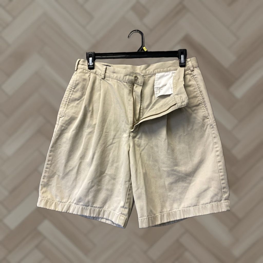 Lands' End Lands' End Men's Chino Shorts 34 Black Casual High Rise 9" Inseam Cotton Plain Front Size US 34 / EU 50 - 1 Thumbnail